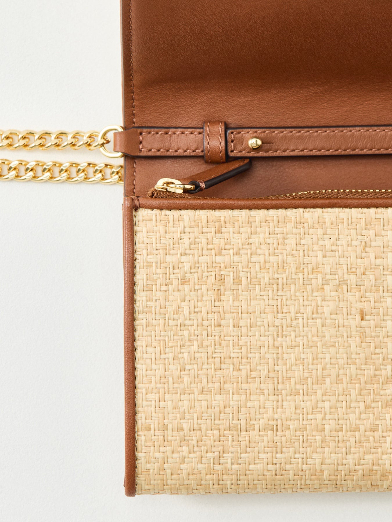 Adair Leather Wallet On Chain Tan