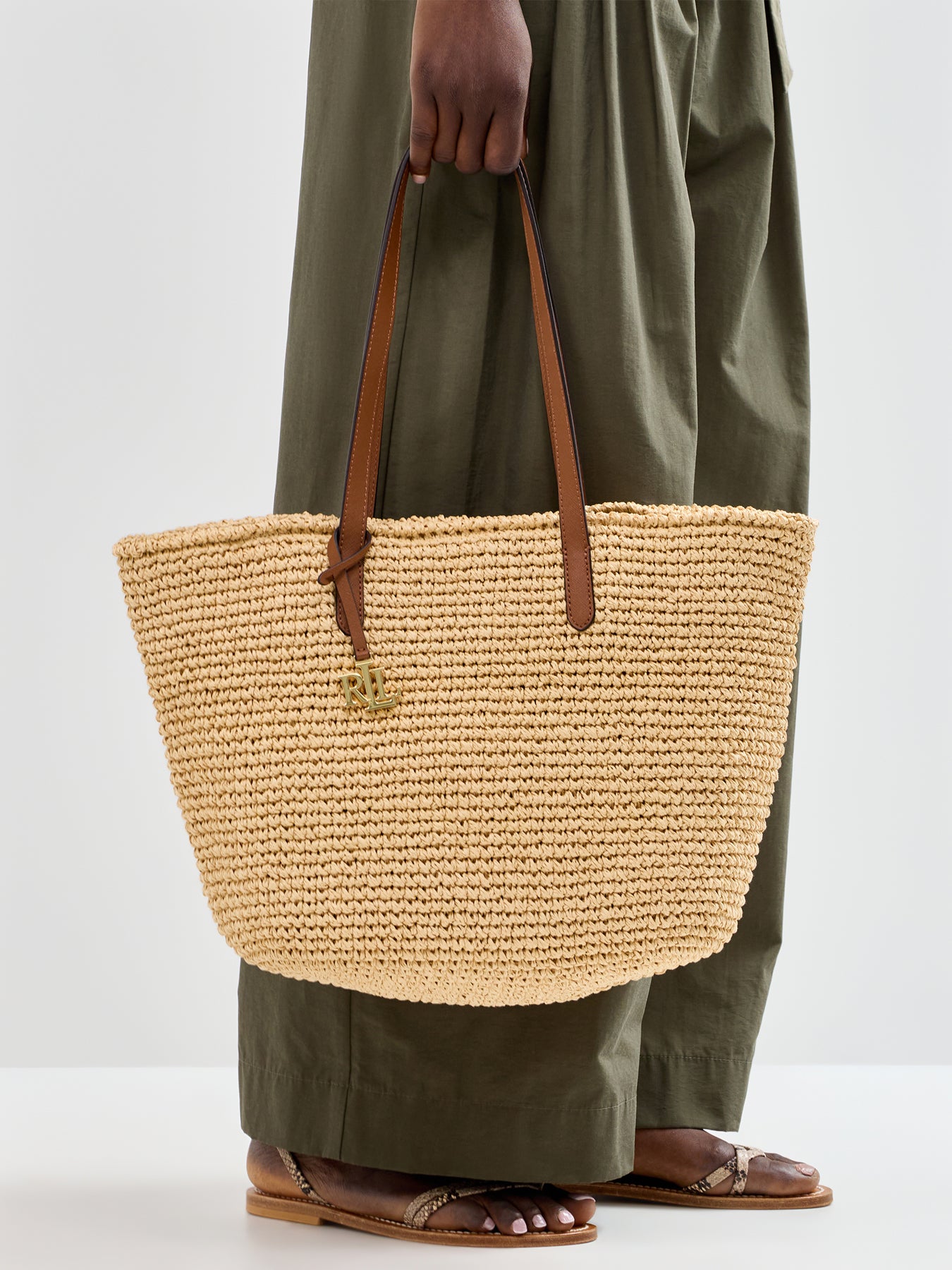 Lainey Large Tote Bag Beige