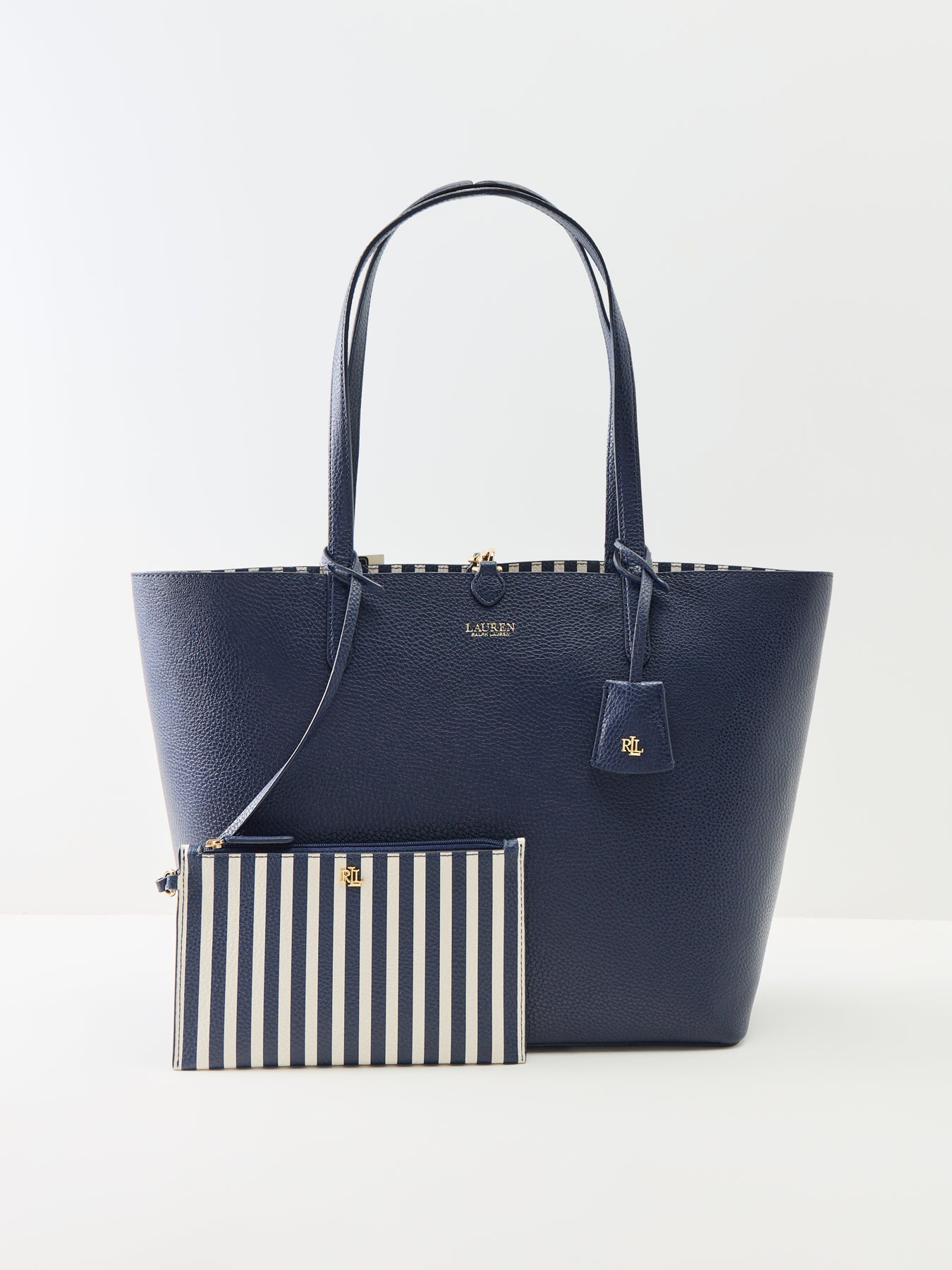 Reversible Medium Tote Bag Navy