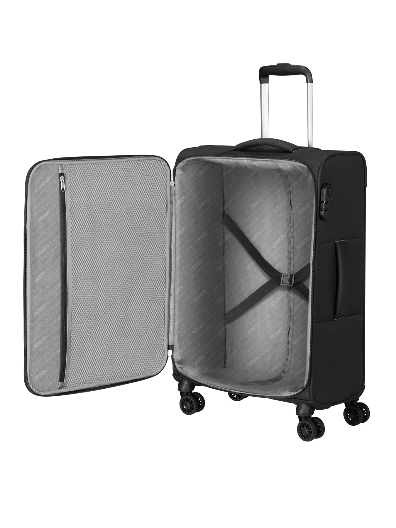 Globe Glider Medium Suitcase 67cm Black
