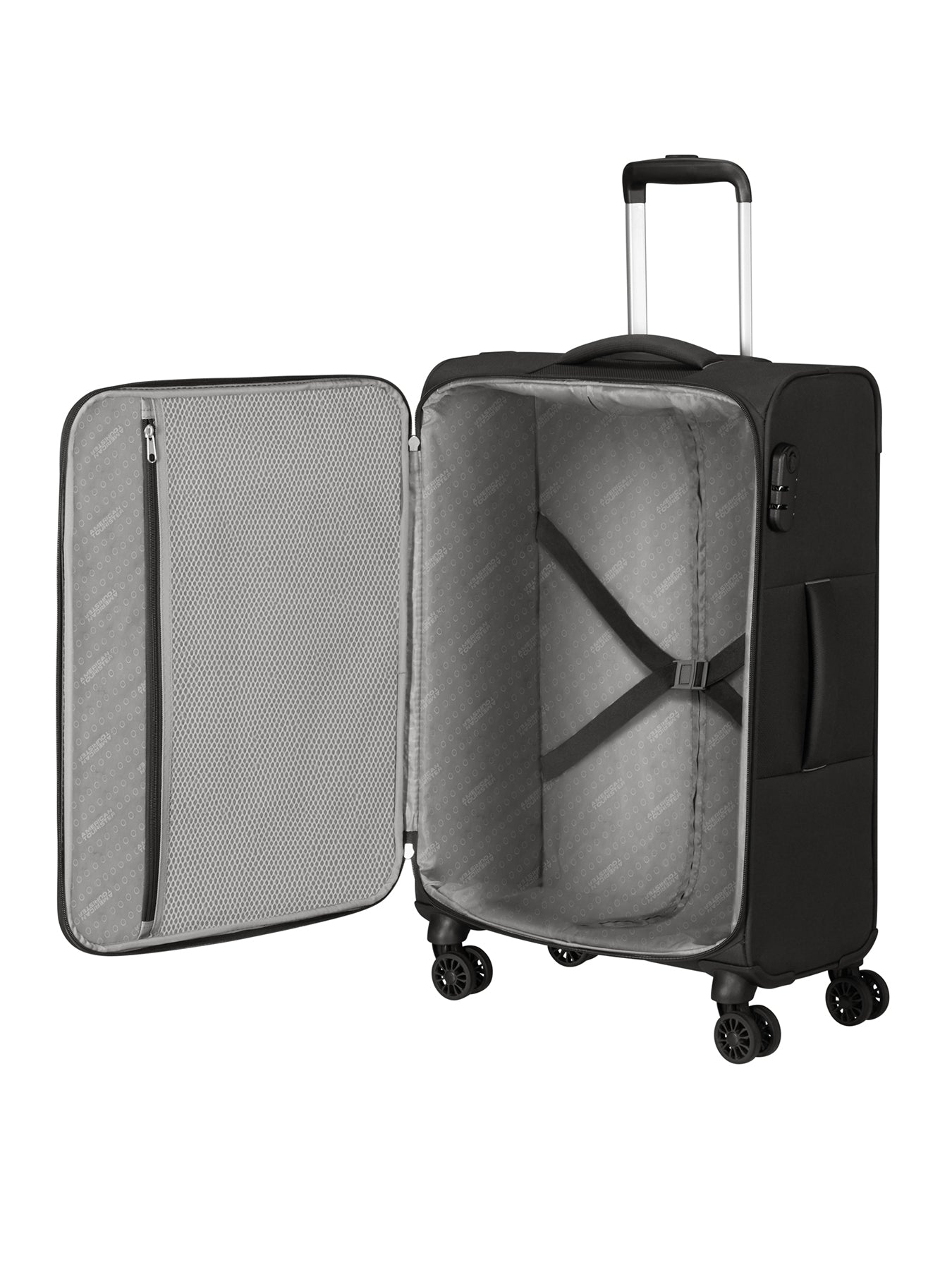 Globe Glider Large Suitcase 78cm Black