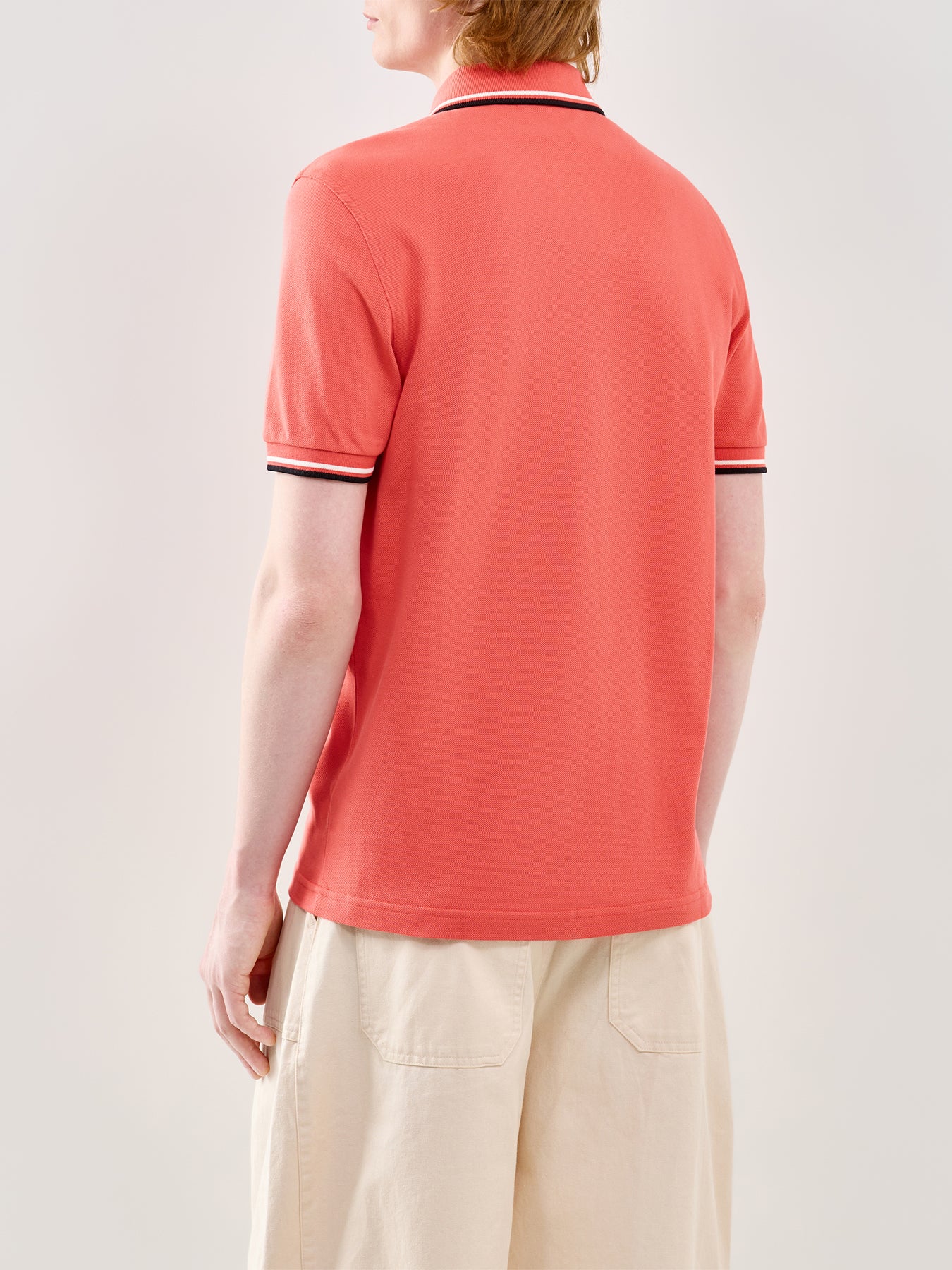 Twin Tipped Polo Shirt Pink