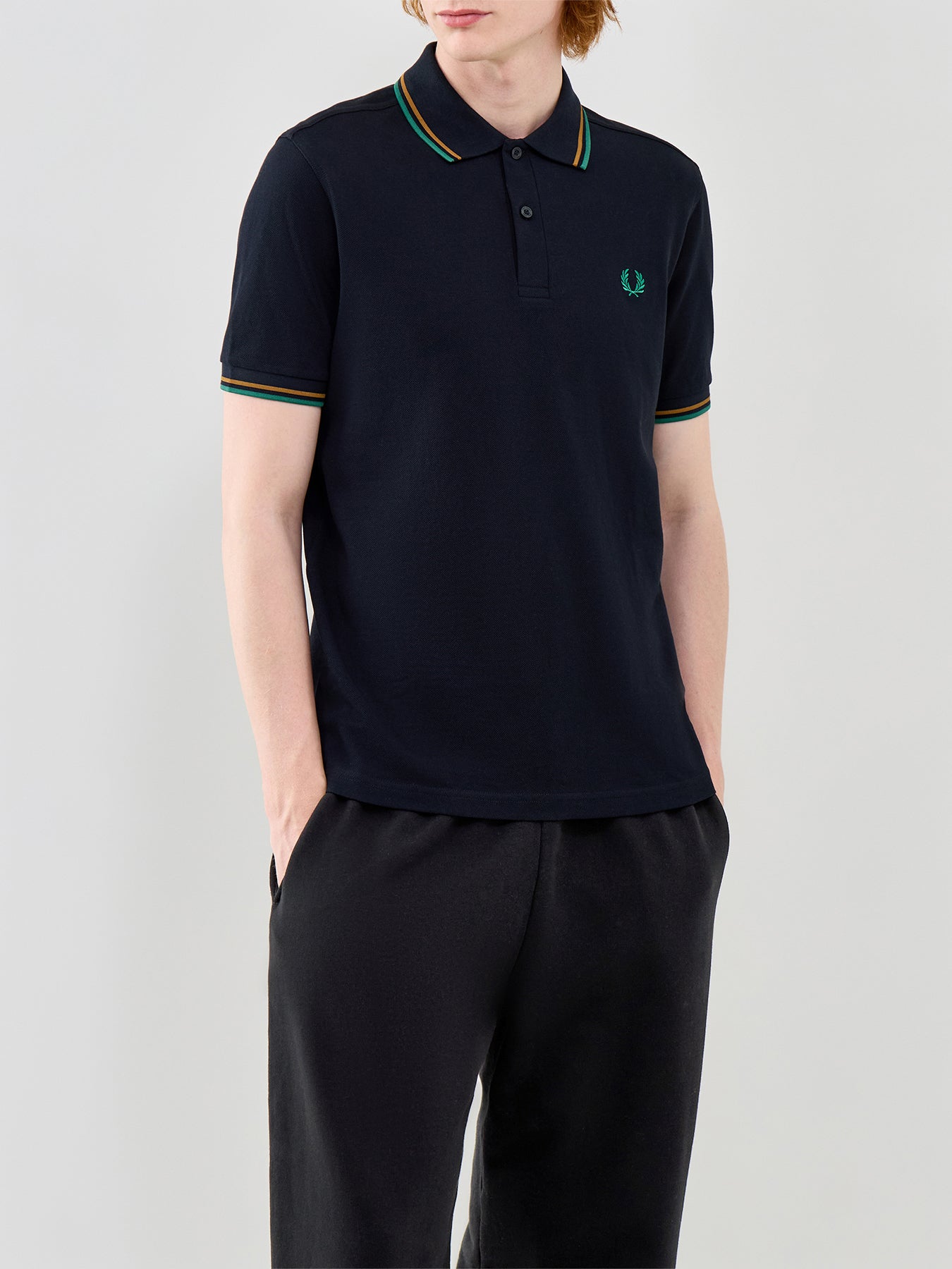 Twin Tipped Polo Shirt Navy