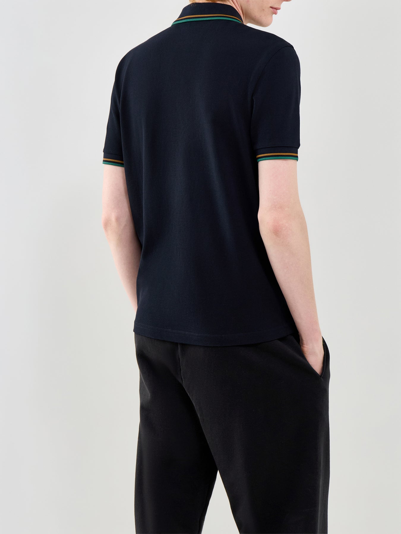 Twin Tipped Polo Shirt Navy