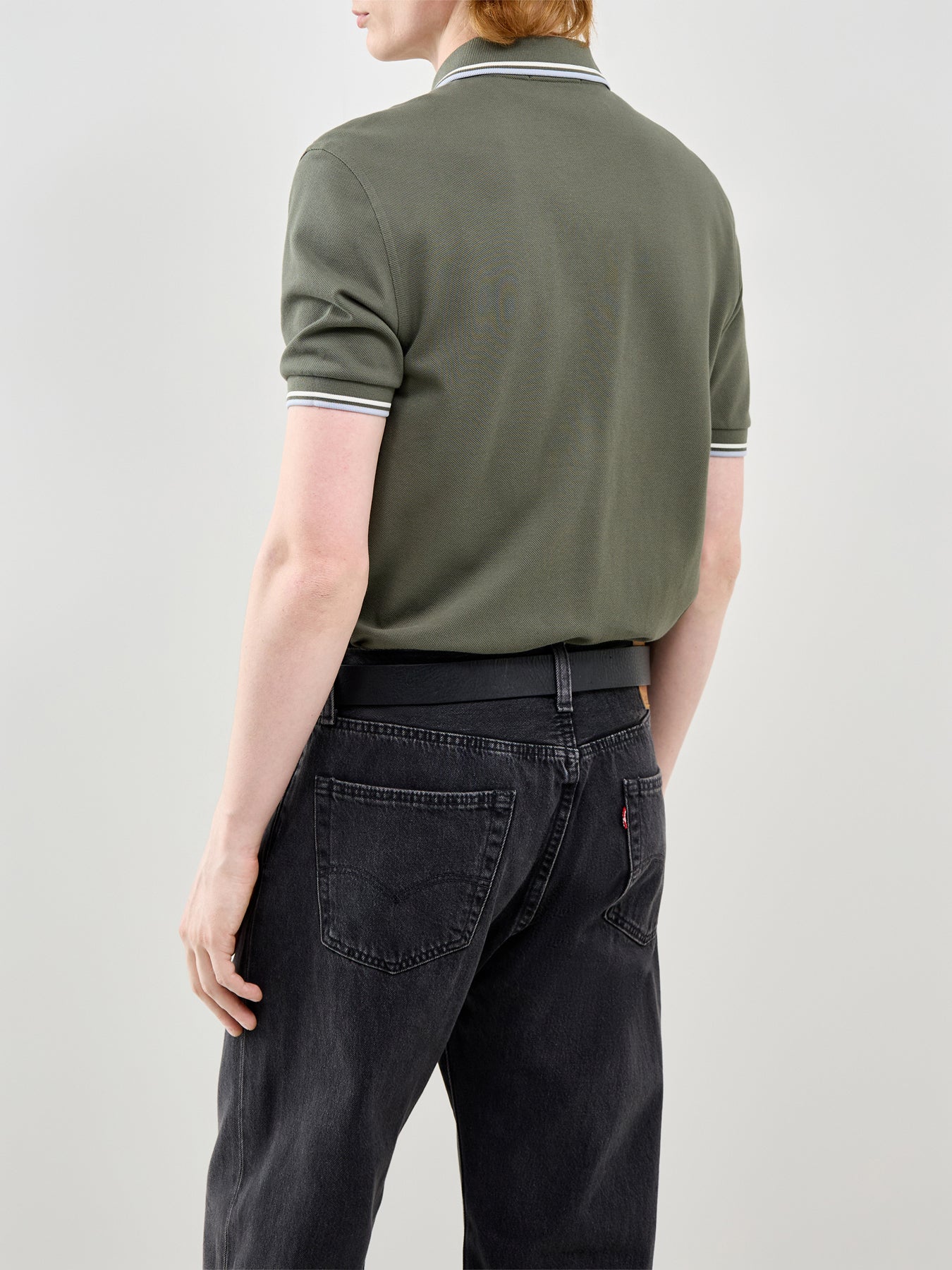 Twin Tipped Polo Shirt Green