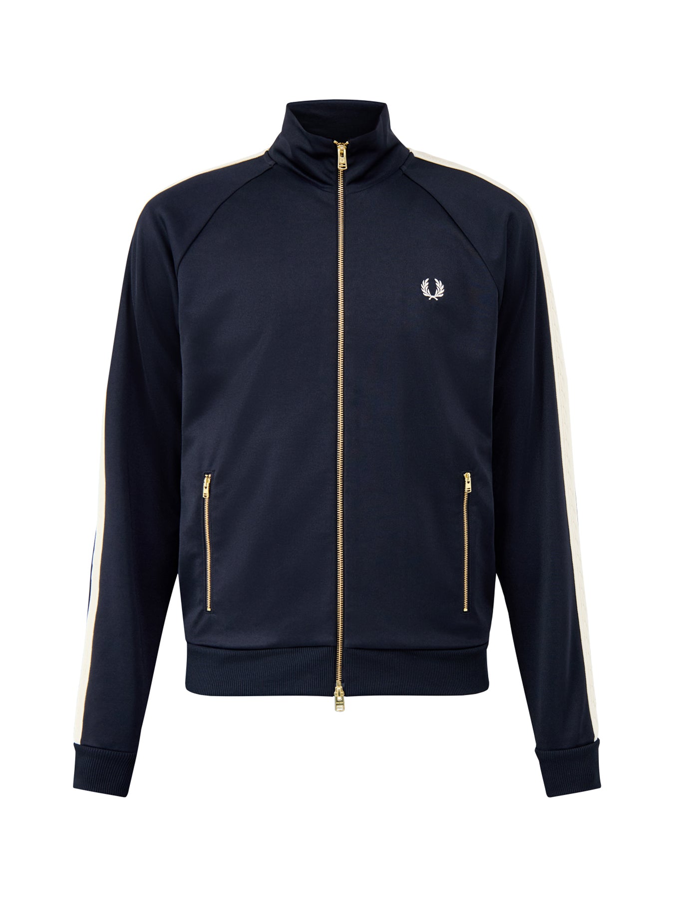 Cable Taped Track Jacket Navy
