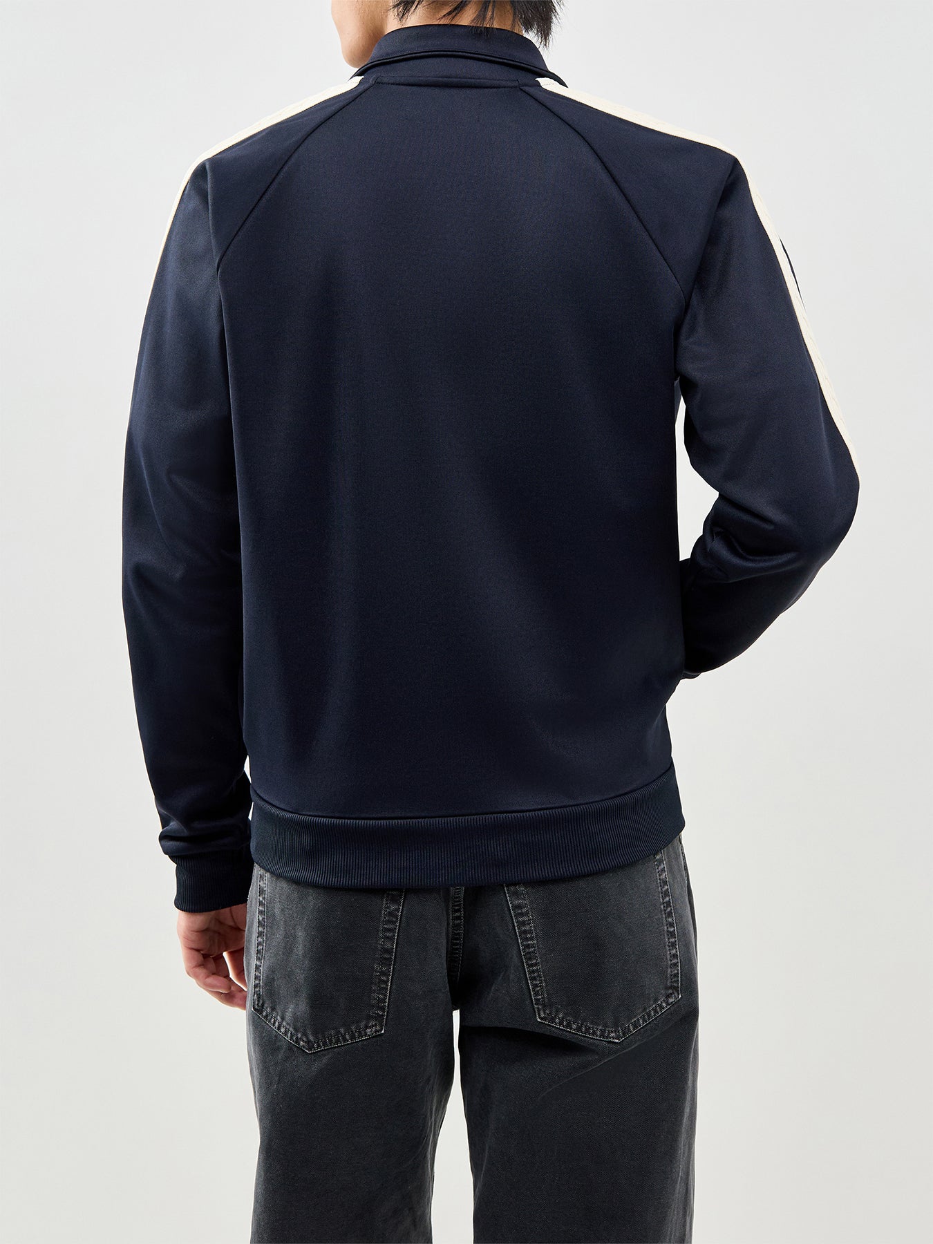 Cable Taped Track Jacket Navy