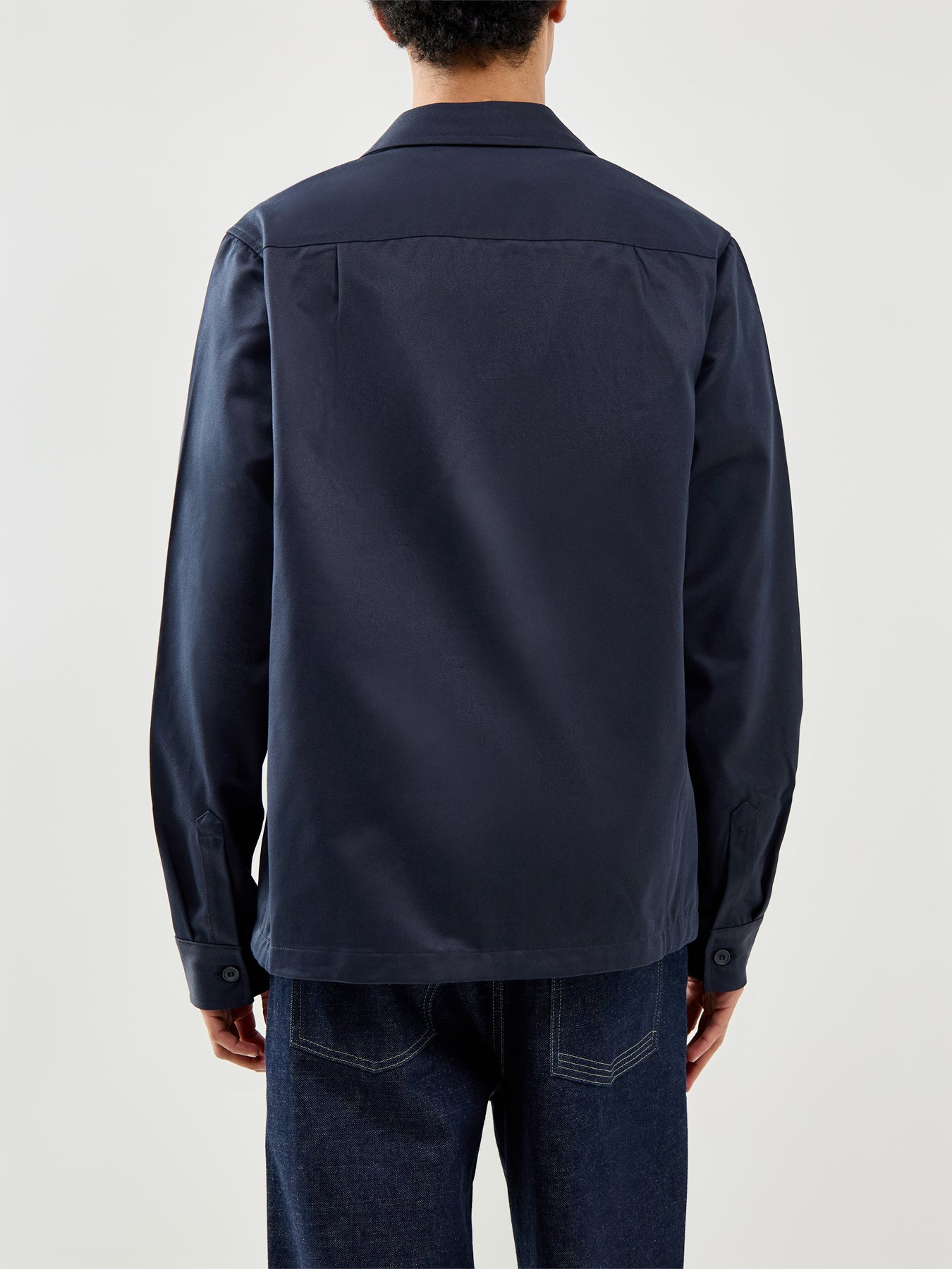 Twill Overshirt Navy