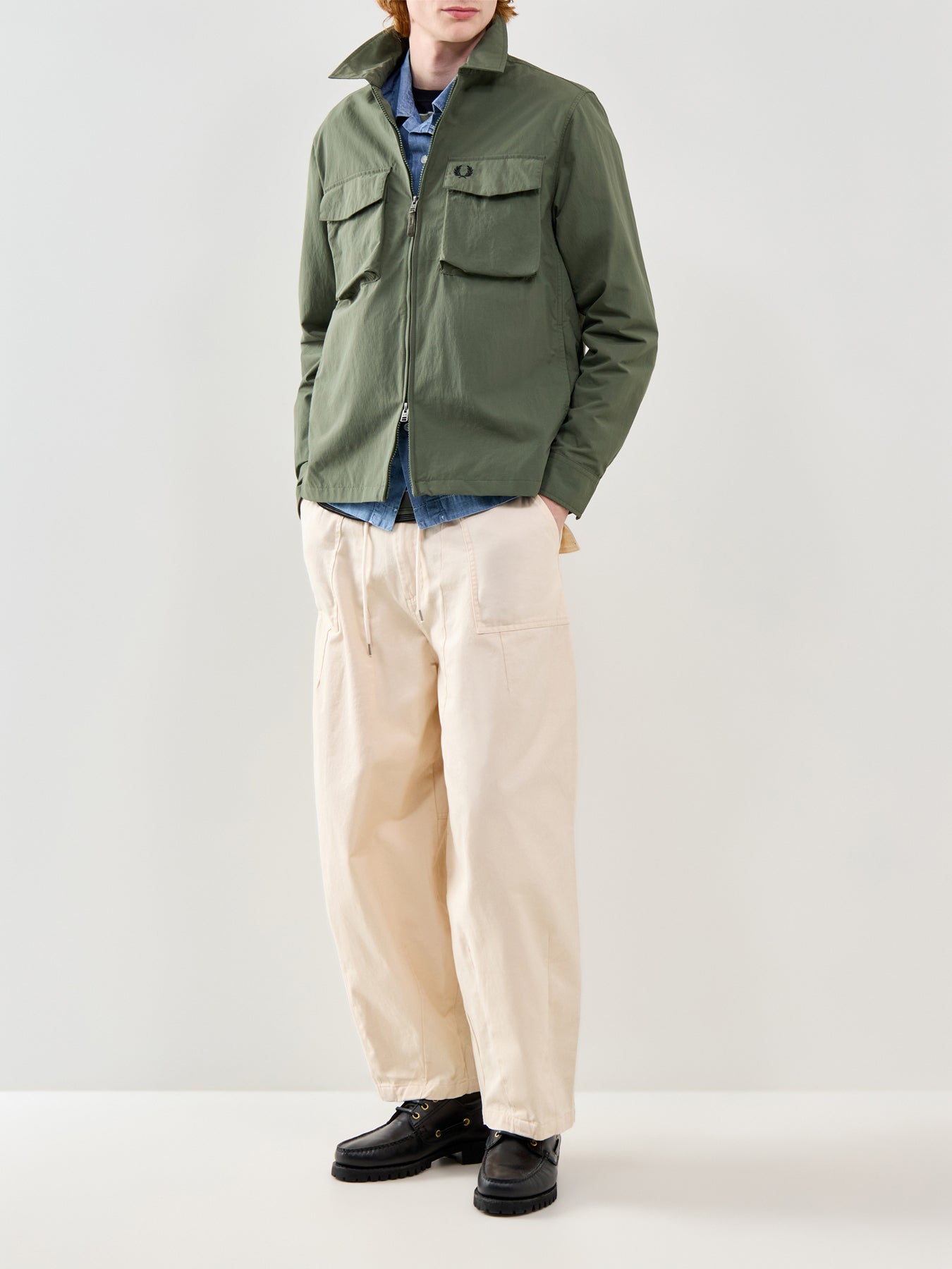 Ripstop Pocket Overshirt Green