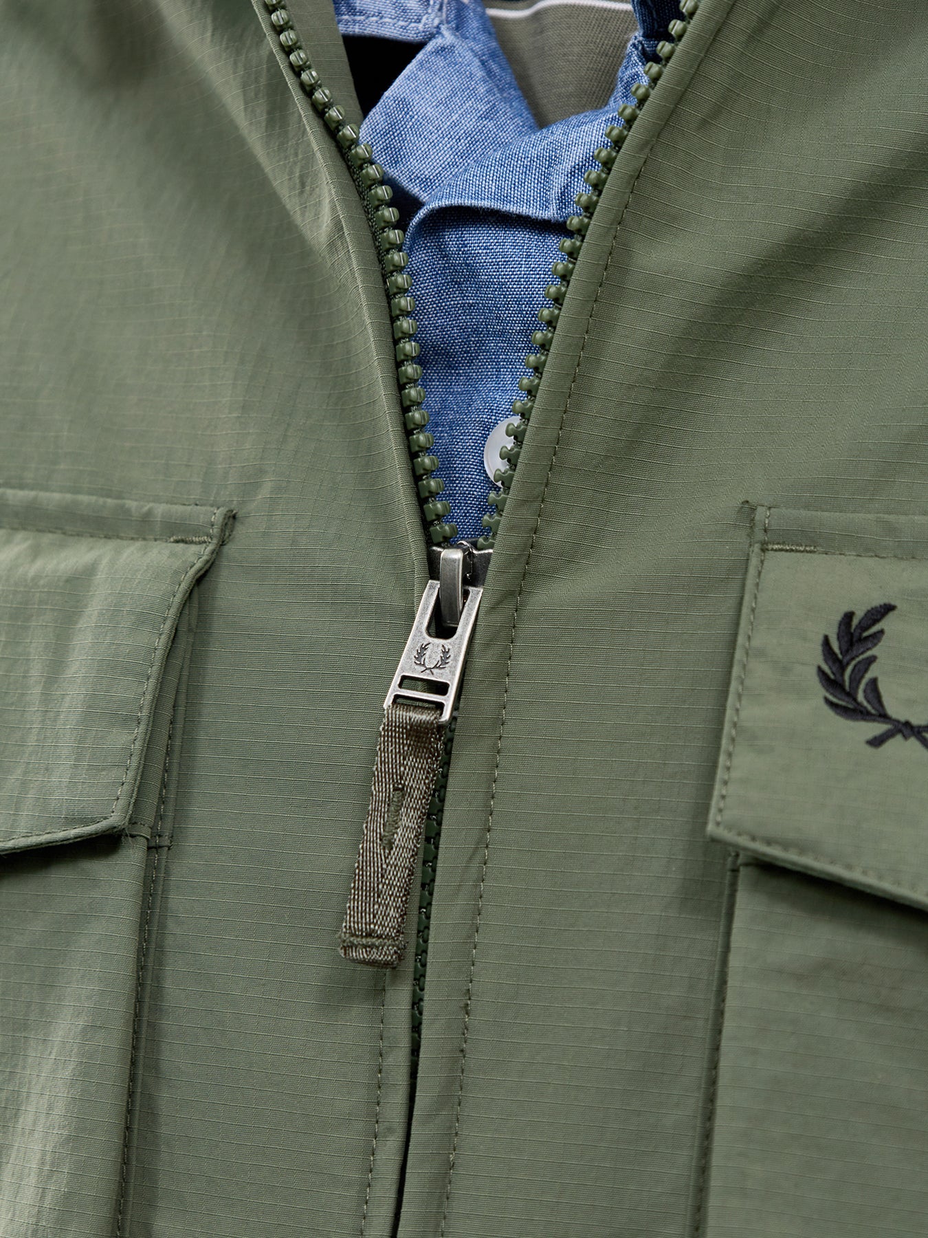 Ripstop Pocket Overshirt Green