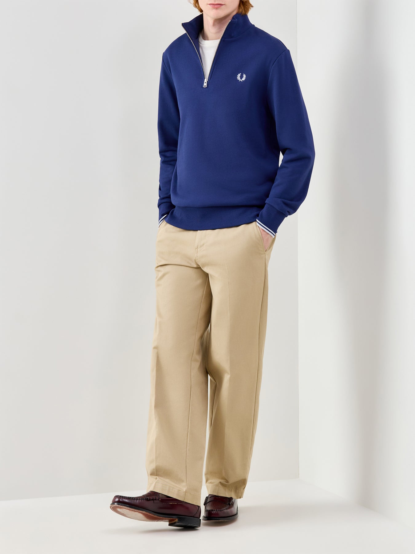 Half Zip Sweatshirt Navy