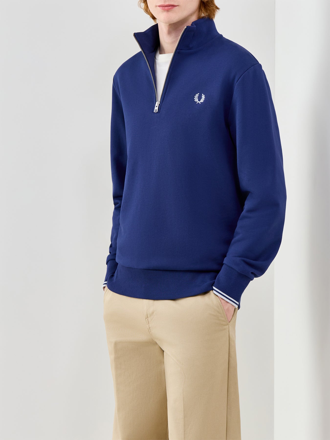 Half Zip Sweatshirt Navy