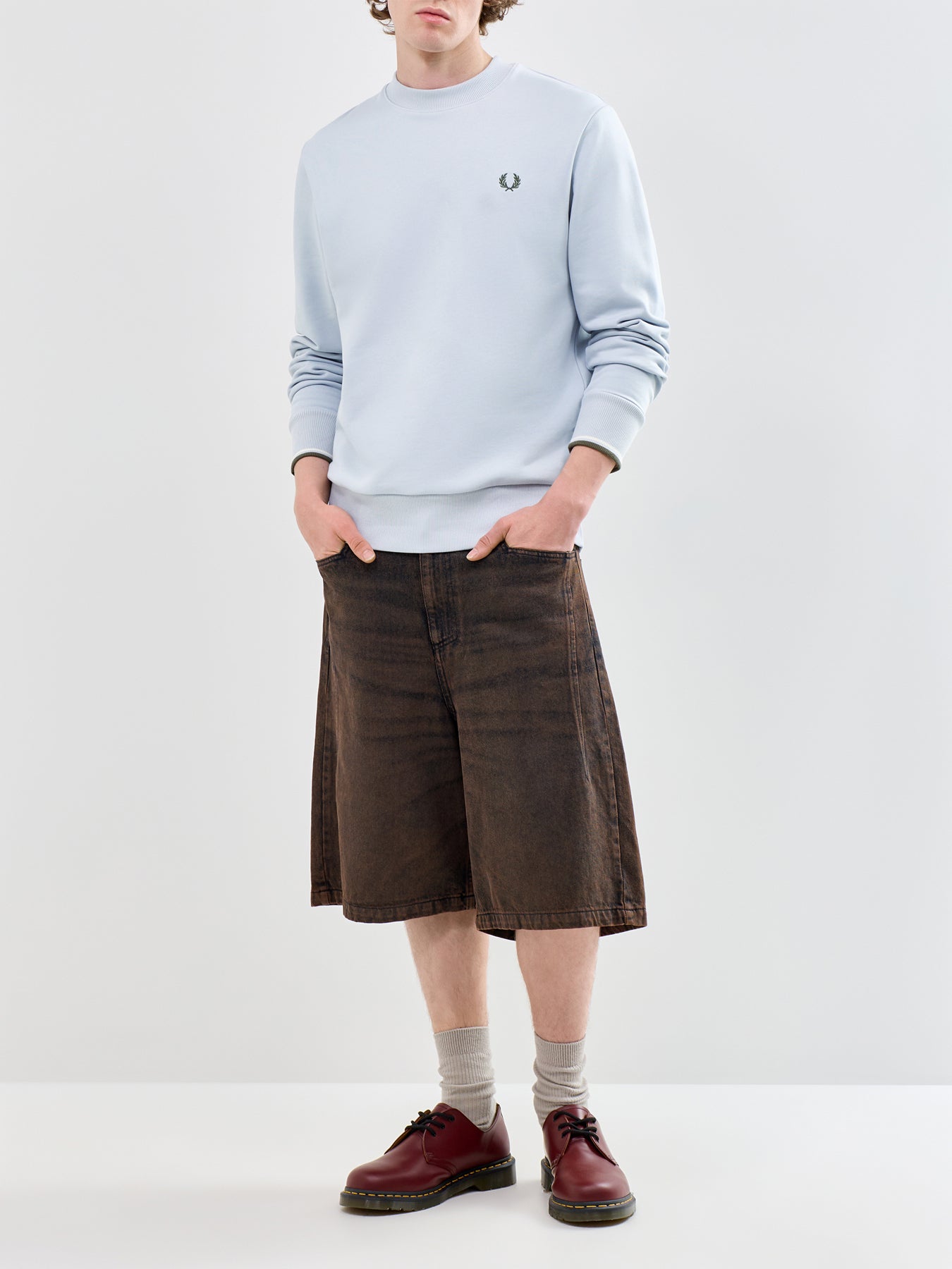 Crew Neck Sweatshirt Blue