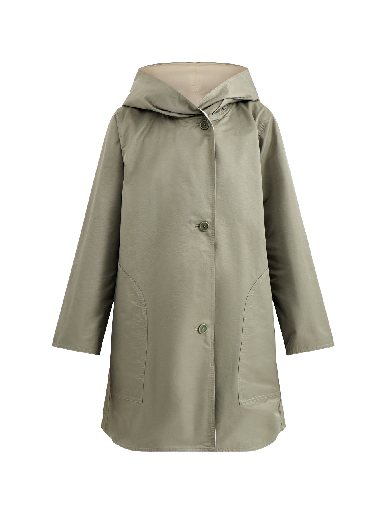 Reversible Hooded Coat Multi
