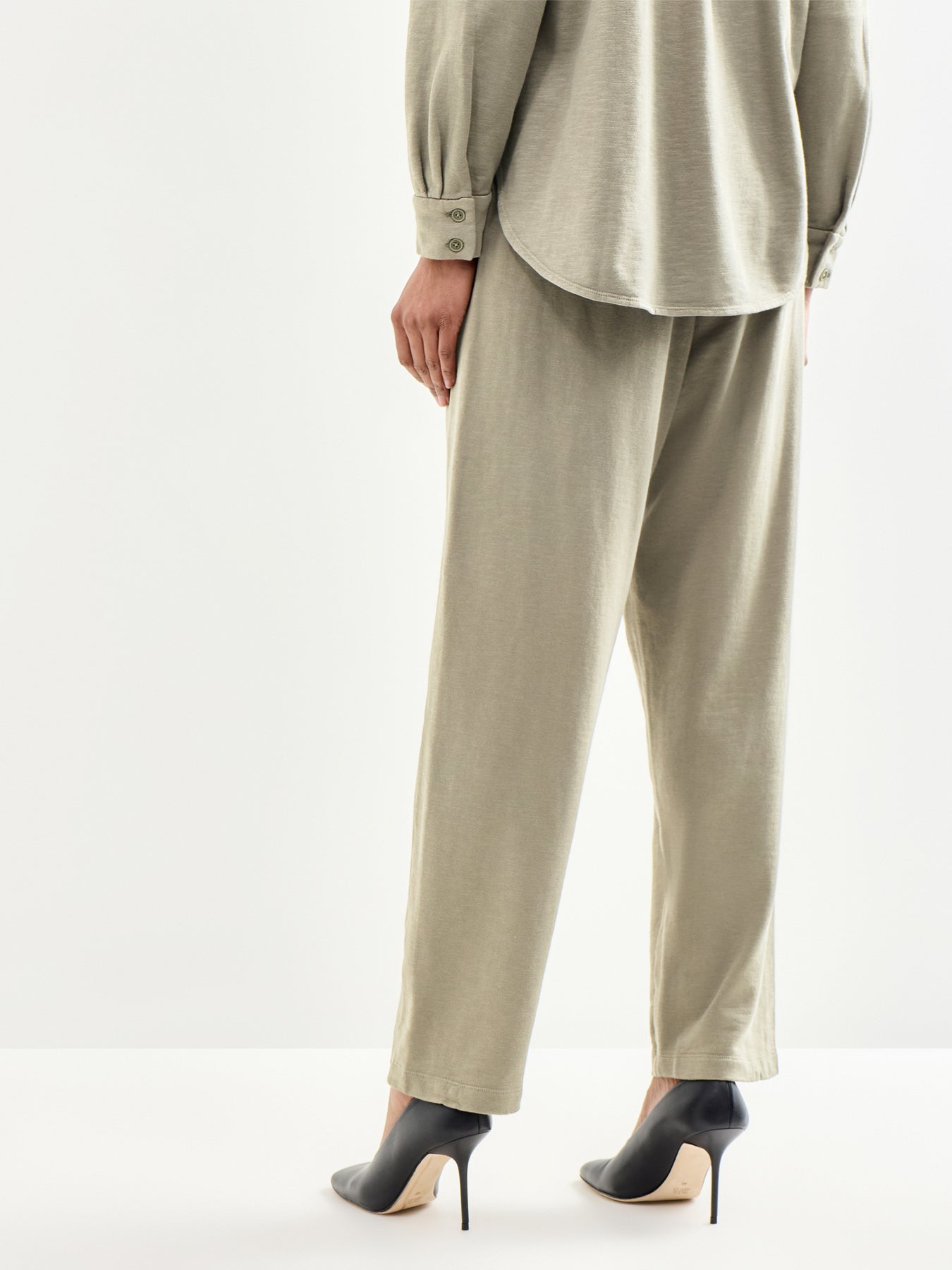 Slouch Ankle Pant Khaki