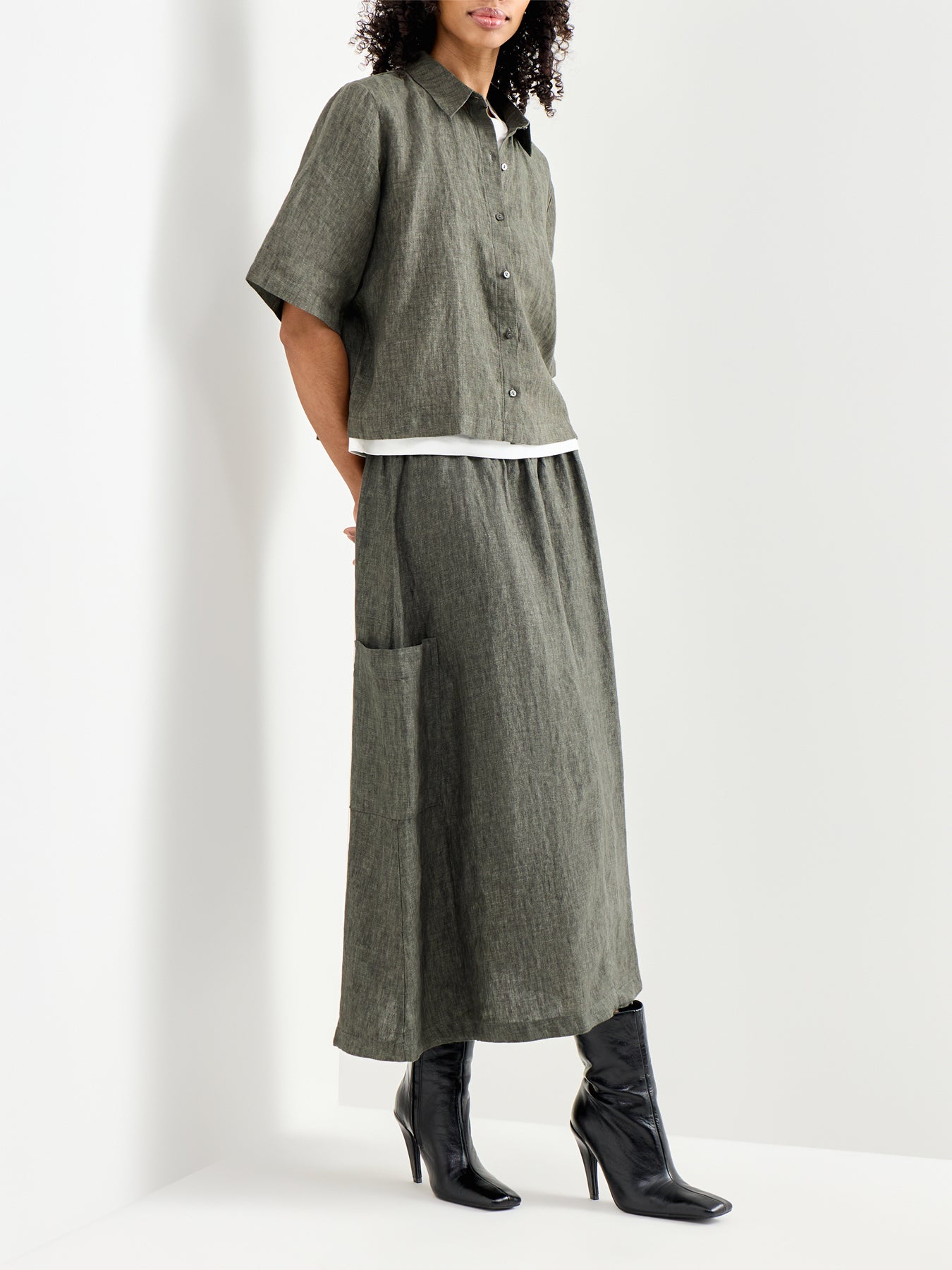 Cargo Skirt Khaki