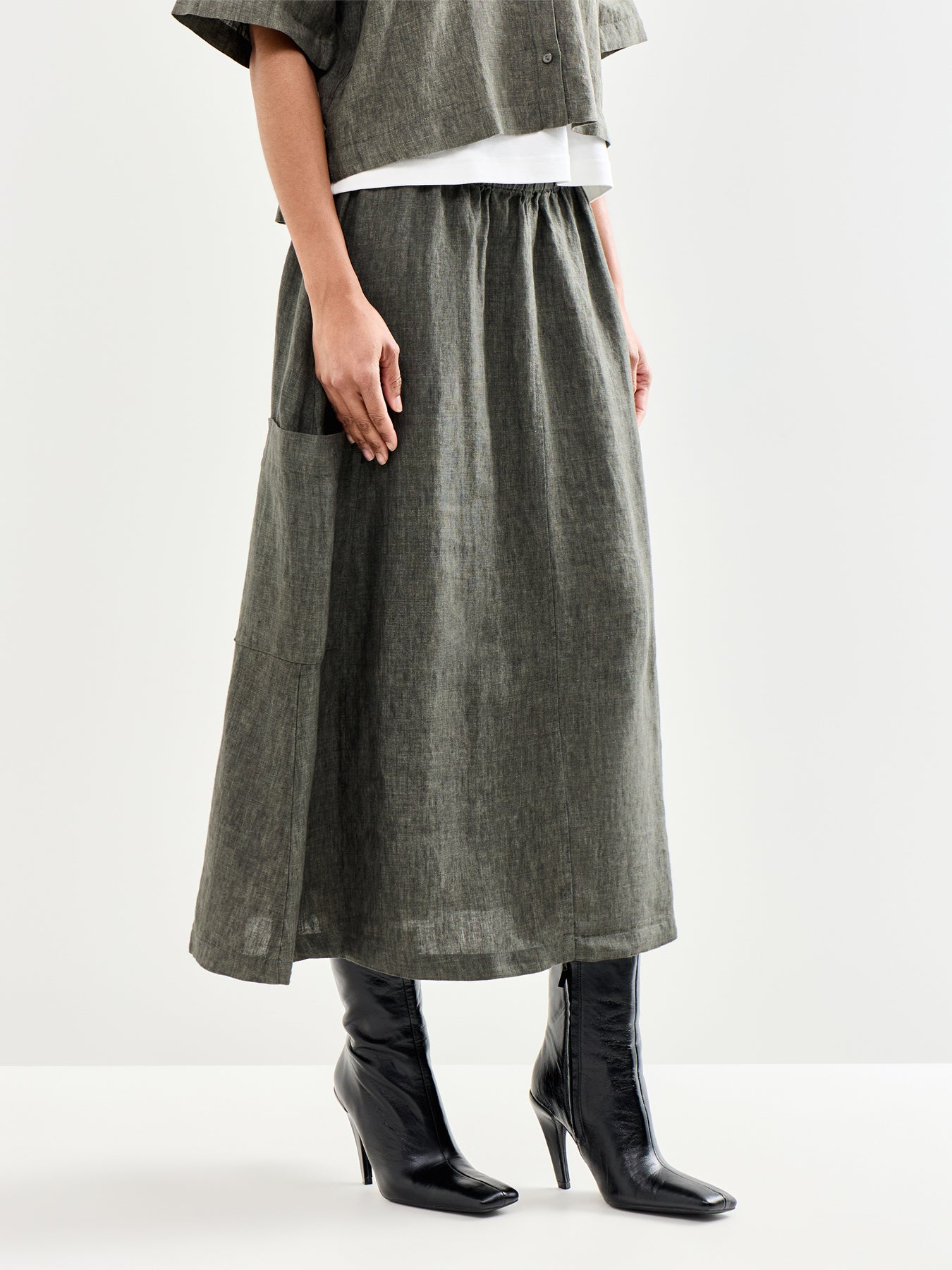 Cargo Skirt Khaki