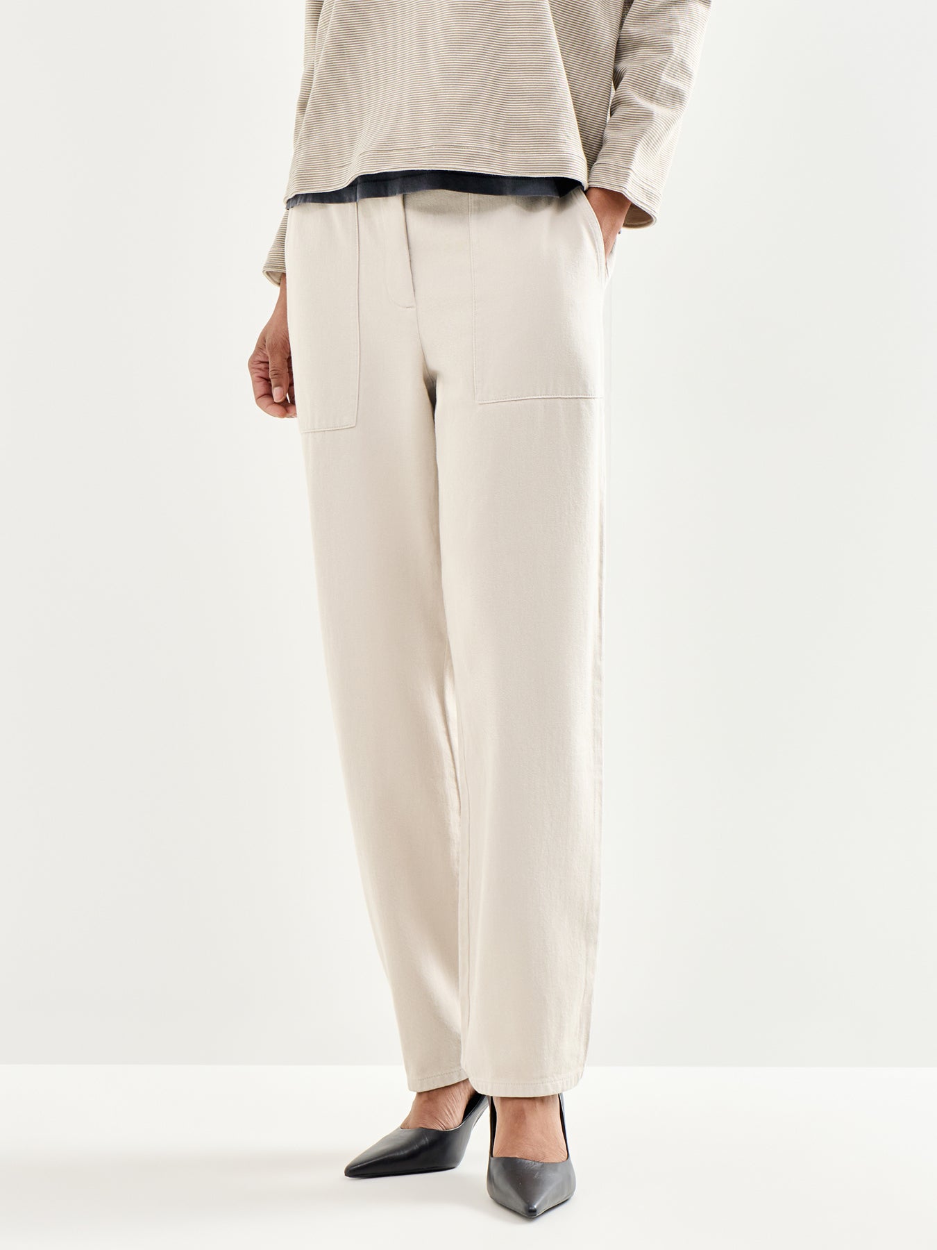 Easy Tapered Pant Cream