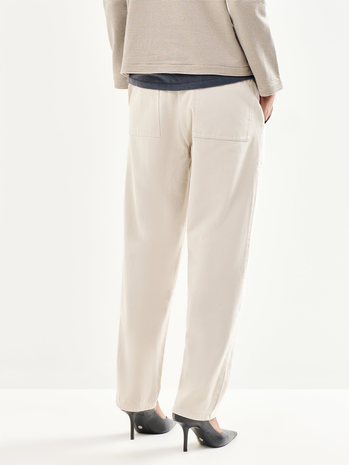 Easy Tapered Pant Cream