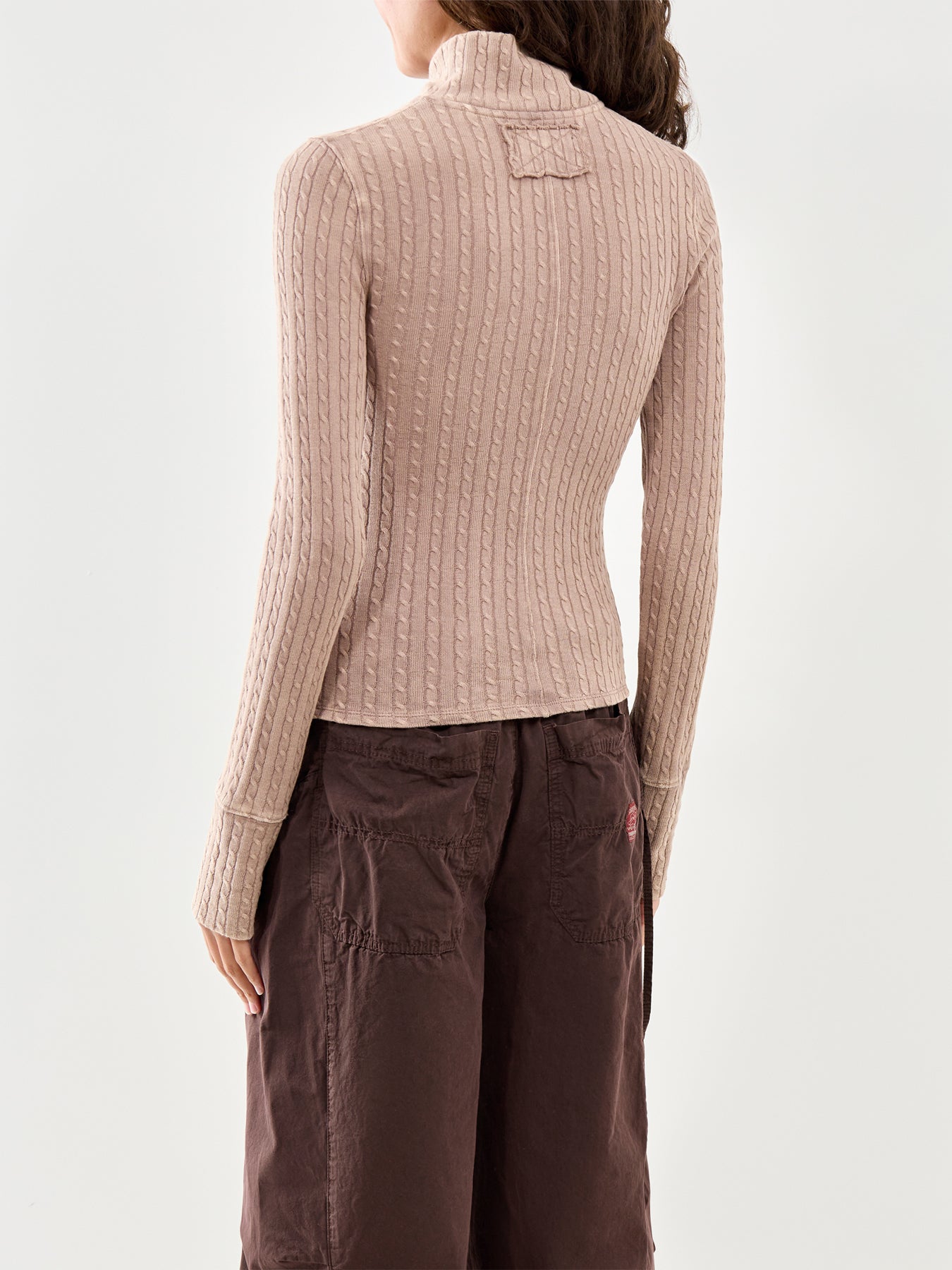 Brunch Girl Zip Up Brown