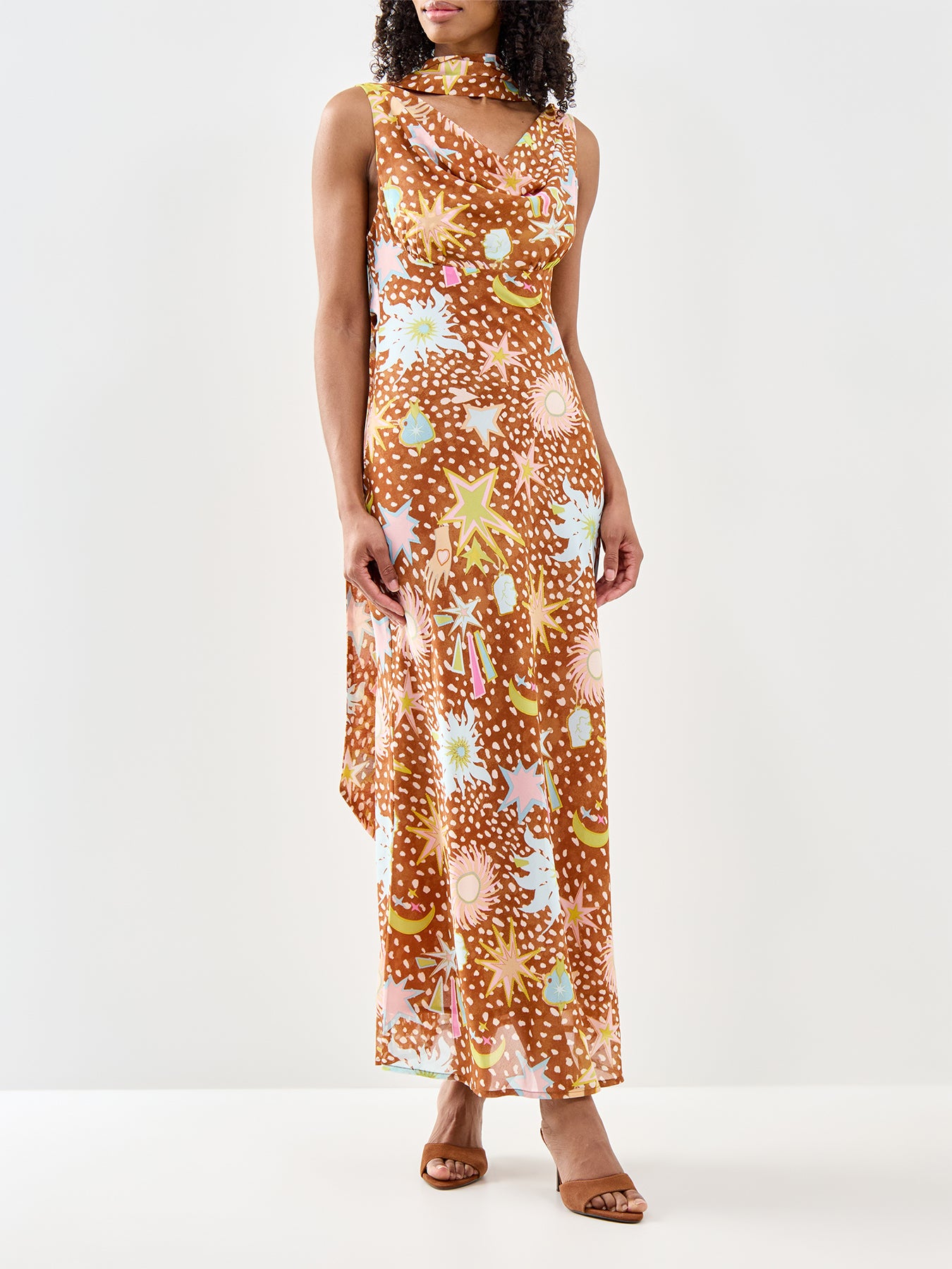 Star Fawn Sophie Dress Brown
