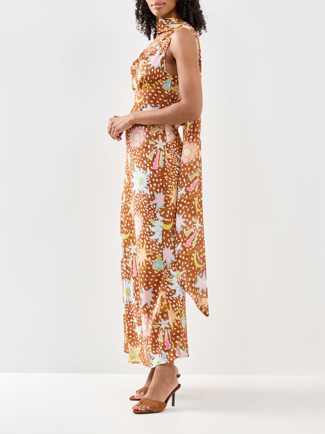 Star Fawn Sophie Dress Brown