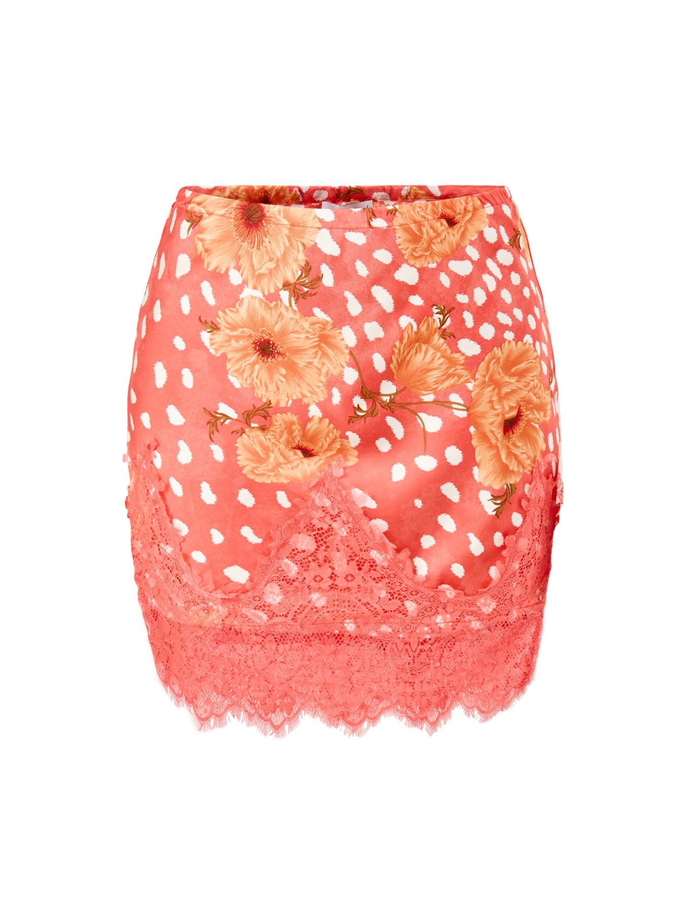 Coral Poppy Mini Maeva Skirt Pink