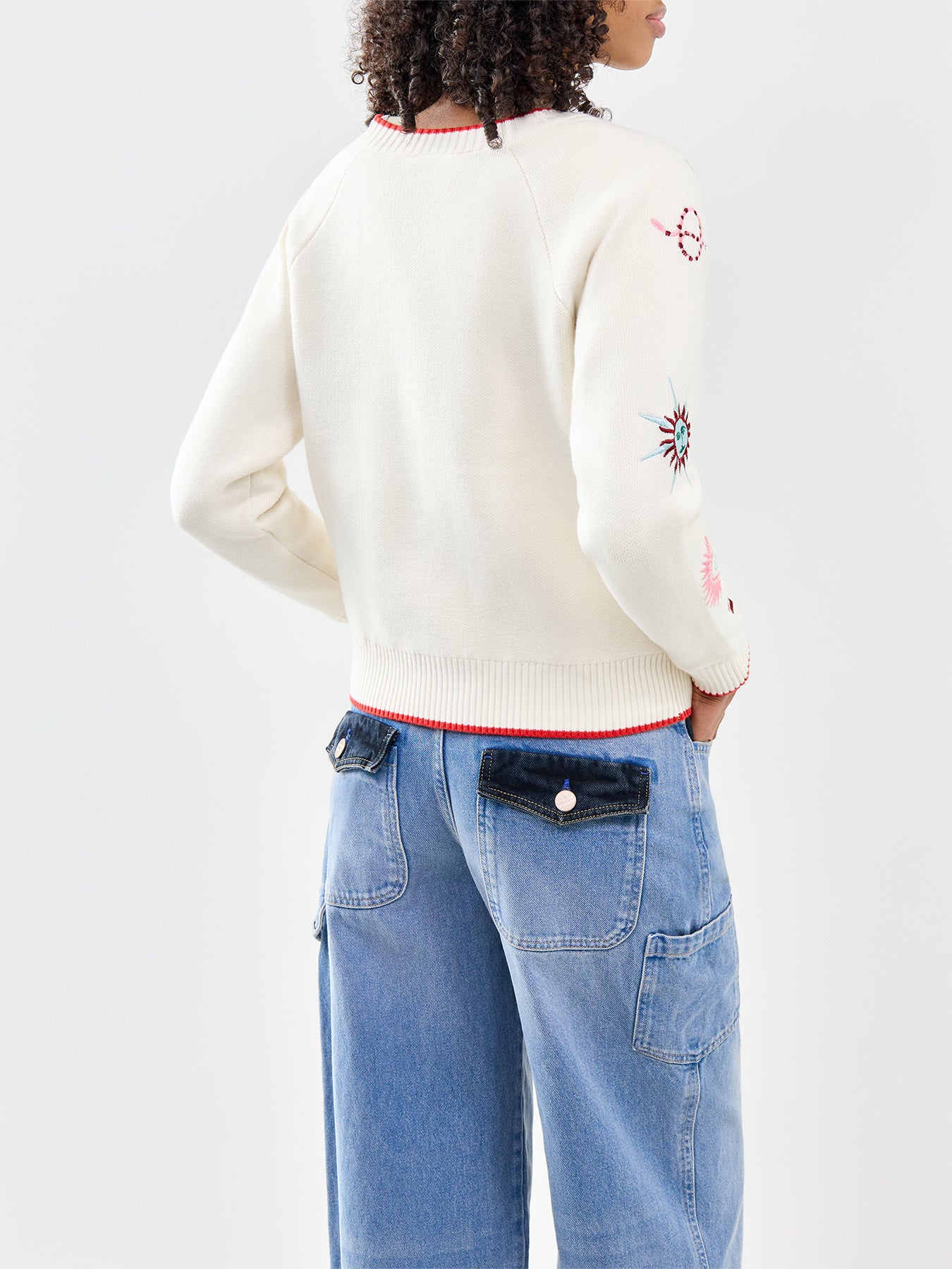 Morocco Charms Cardigan Cream