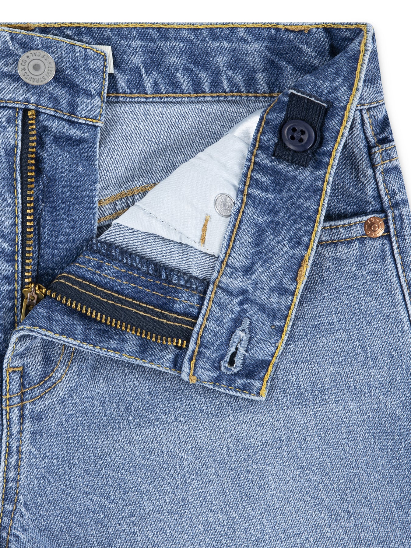 Kids’ A-Line Denim Shorts Blue