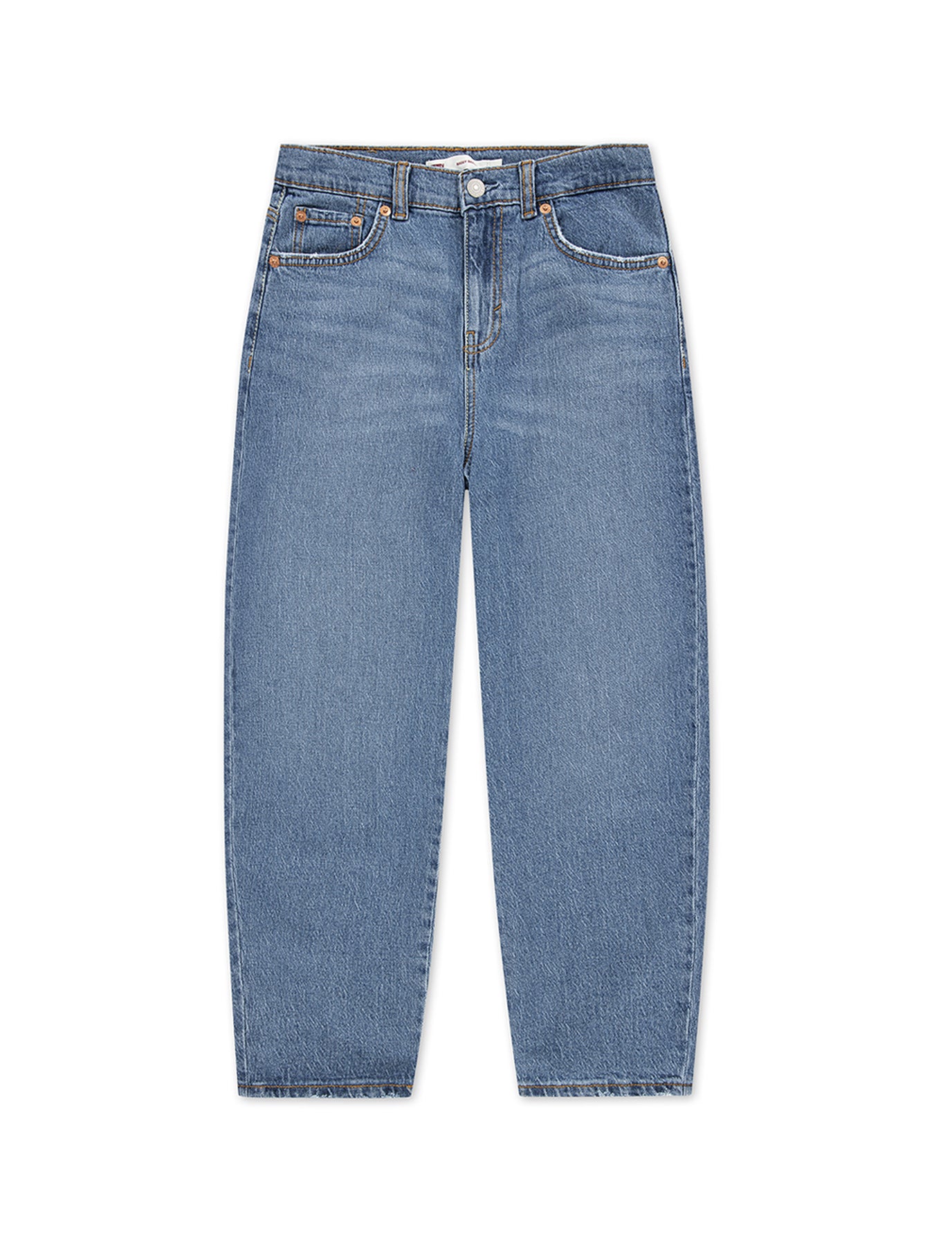 Kids' Baggy Barrel Jeans Blue