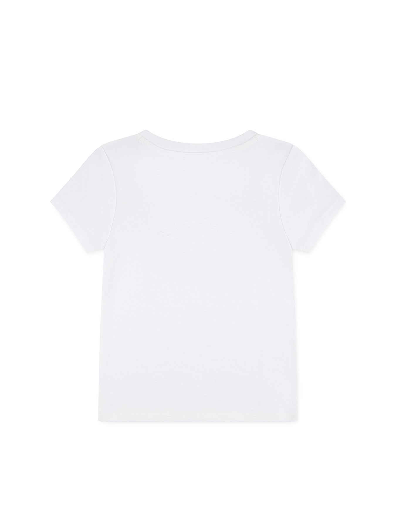 Kids' Rib Graphic T-Shirt White