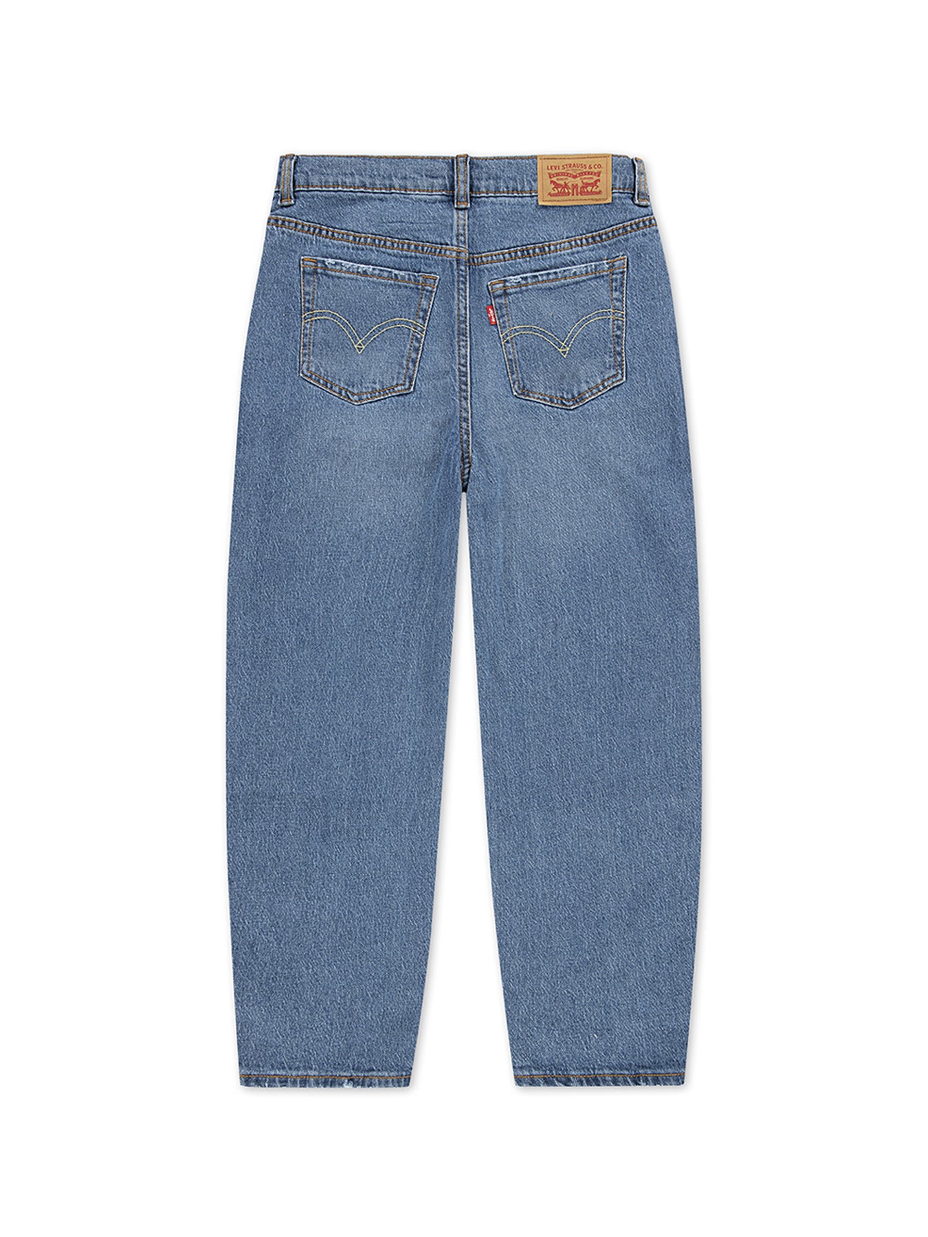 Kids' Baggy Barrel Jeans Blue