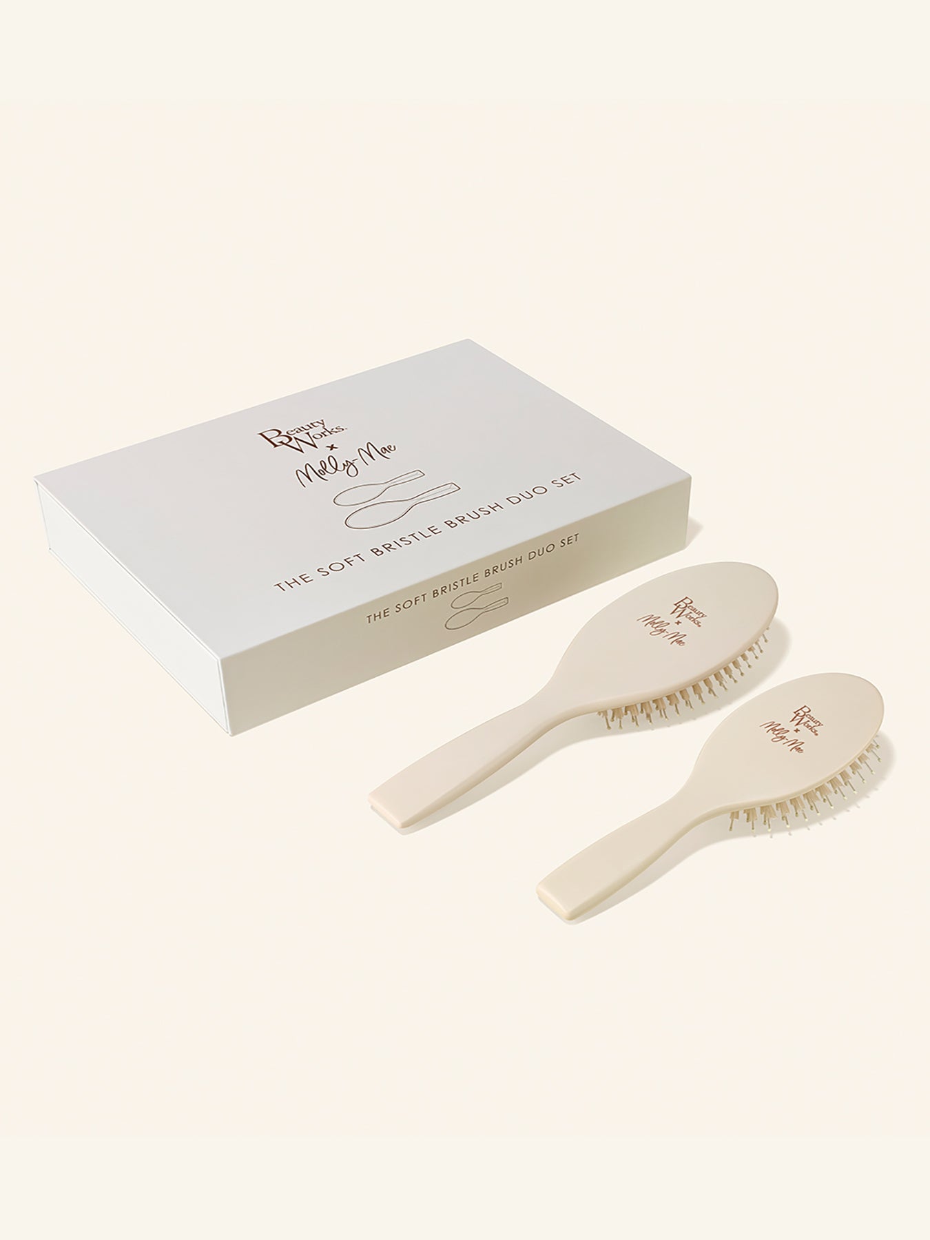 Beauty Works Molly Mae Soft Bristle Brush Duo Set