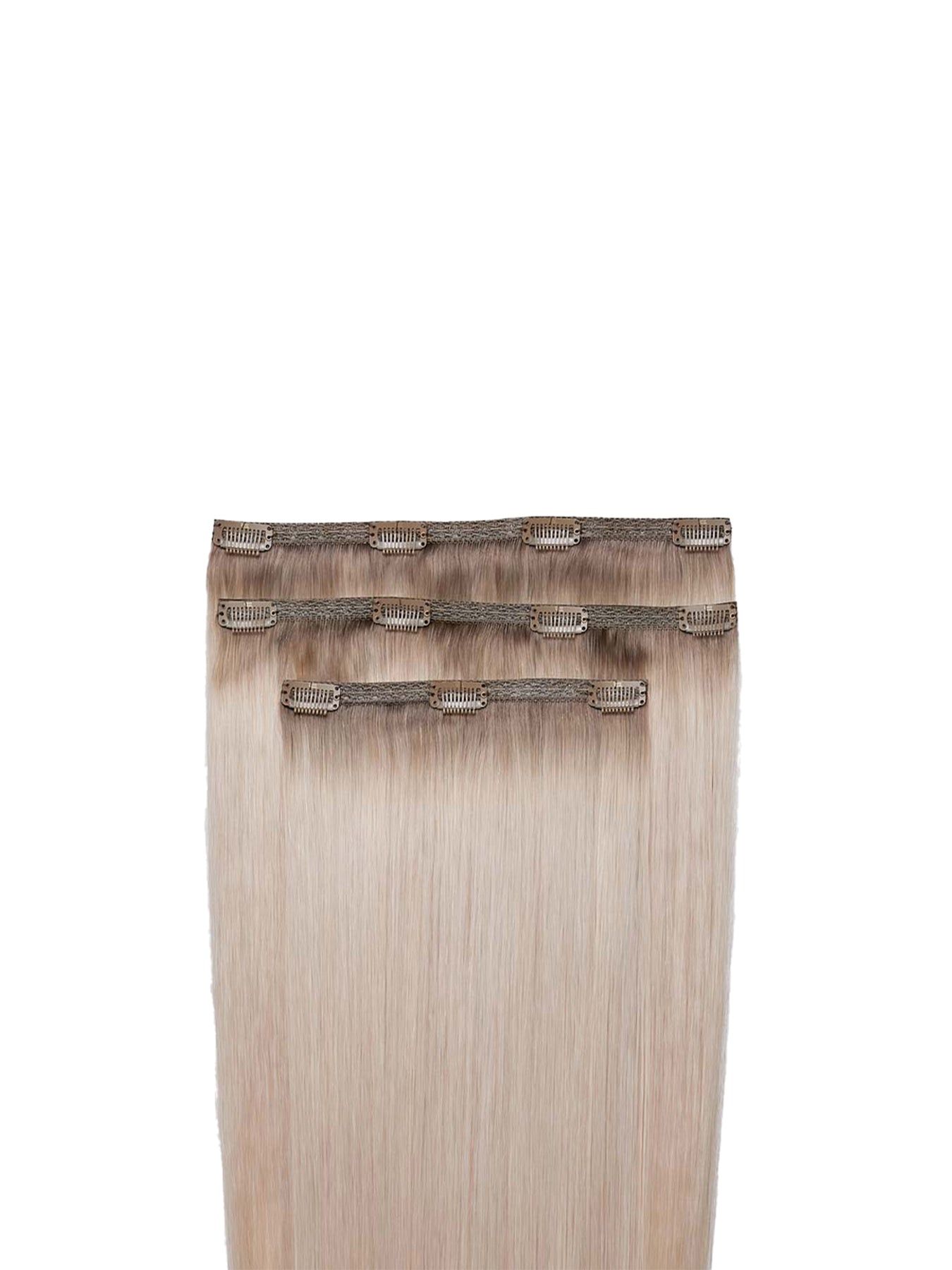 Deluxe Clip Ins 18 Inch Molly Mae Glacier Blonde