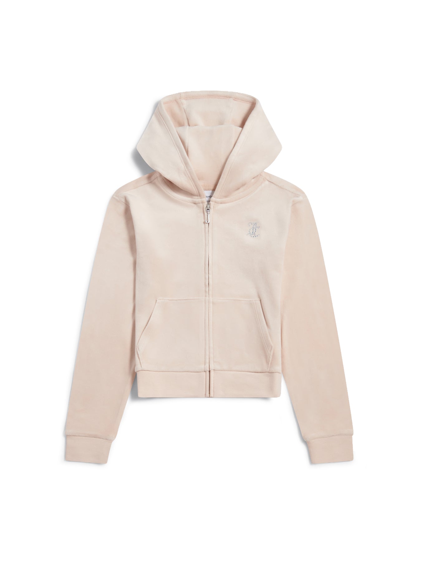 Diamante Zip Through Hoodie