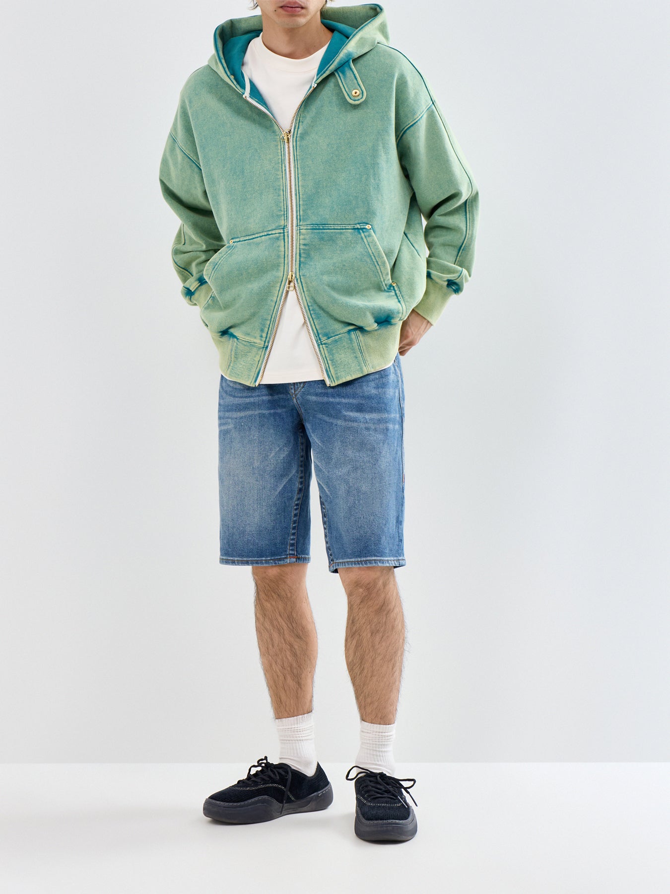 Ricky Denim Shorts Blue
