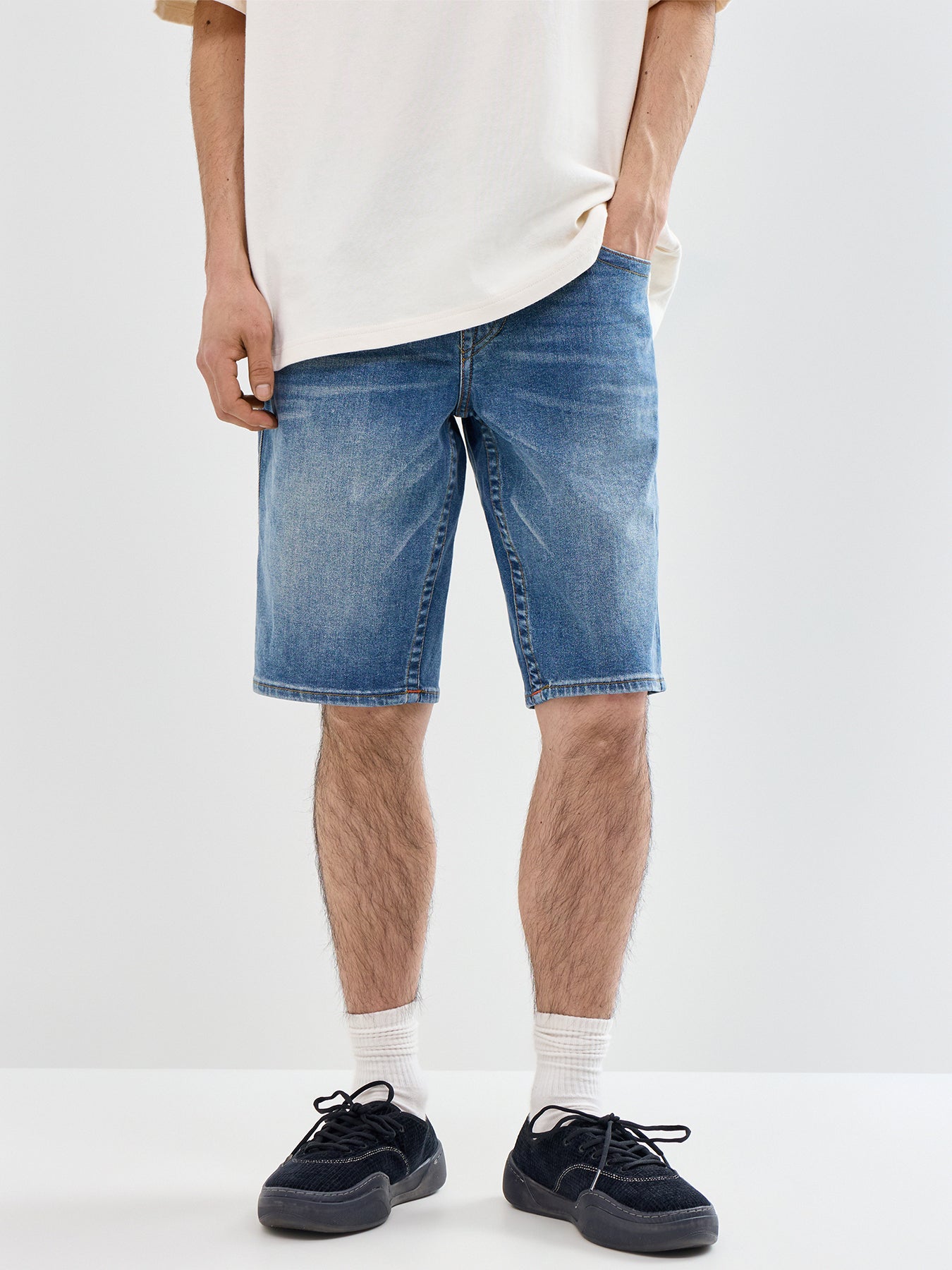 Ricky Denim Shorts Blue
