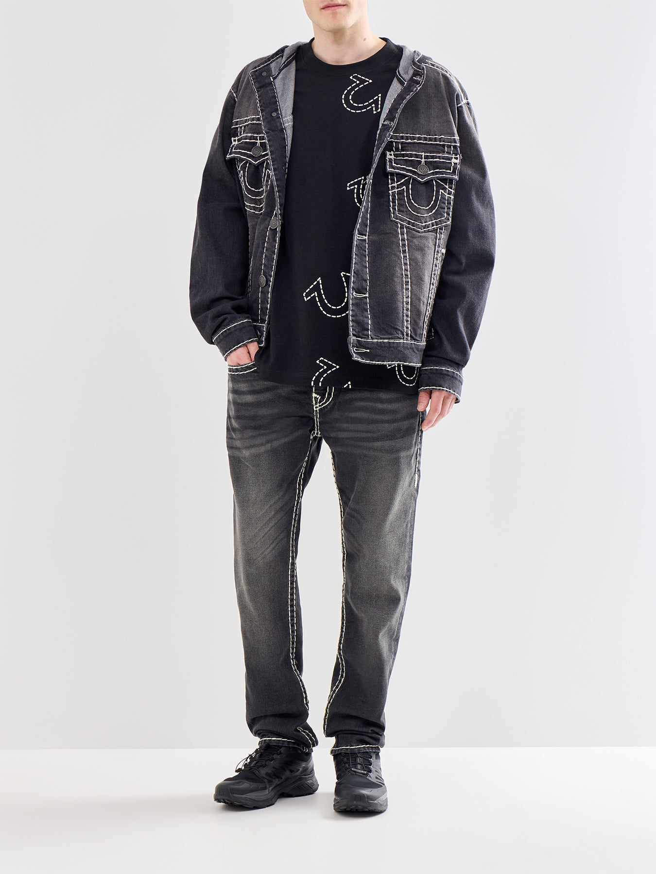 Oversized Graphic T-Shirt Black