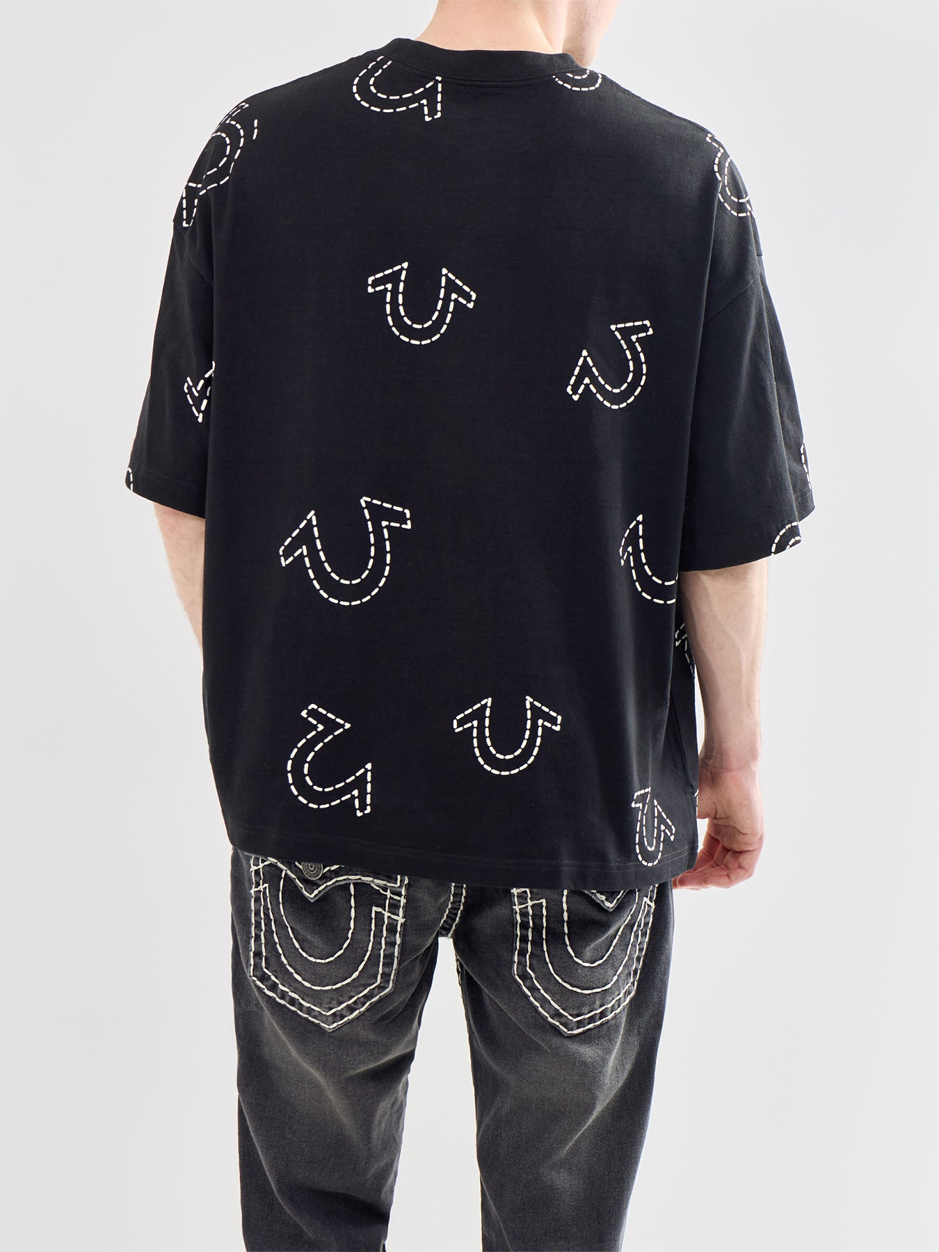 Oversized Graphic T-Shirt Black