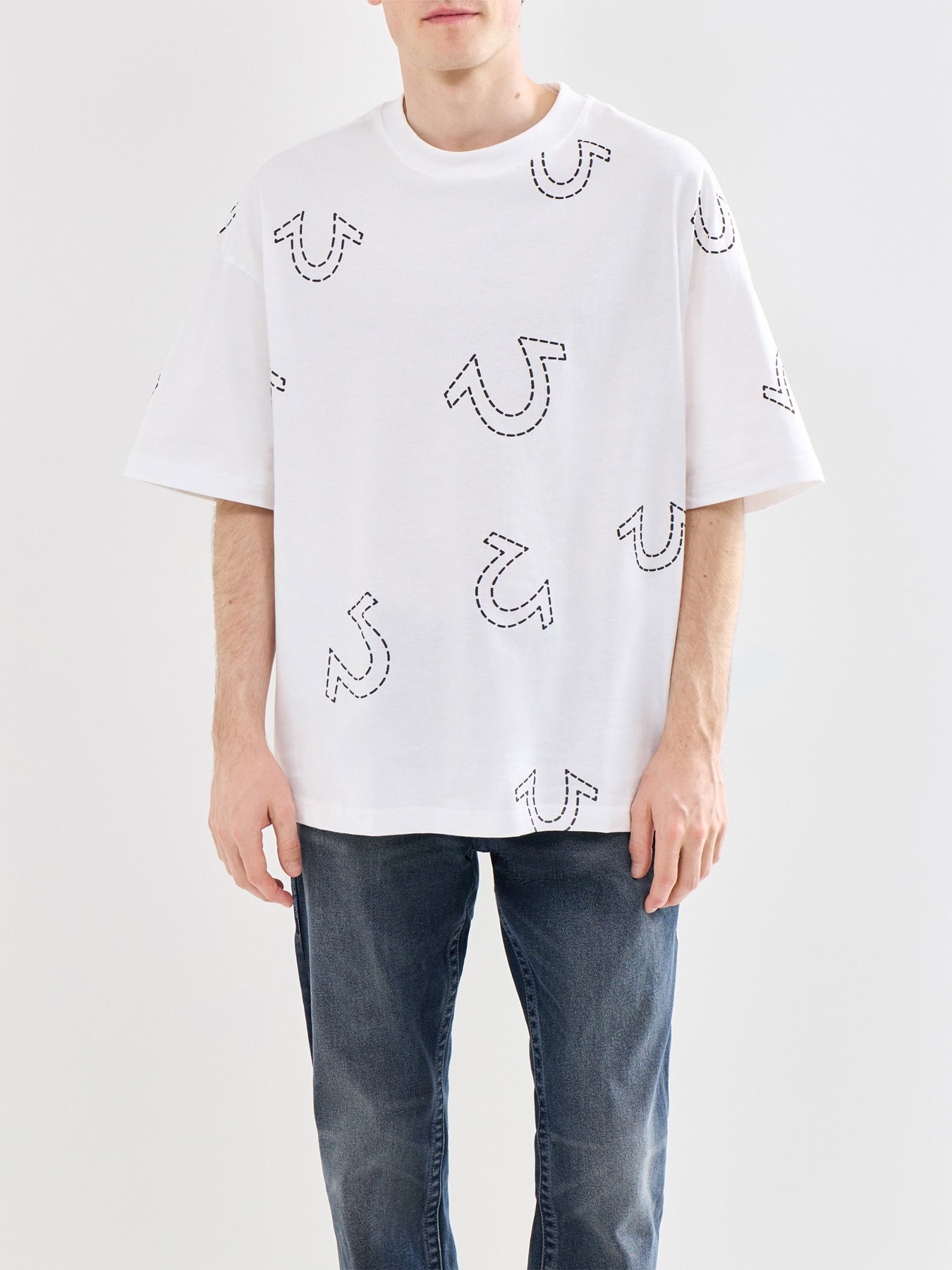 Oversized Graphic T-Shirt White