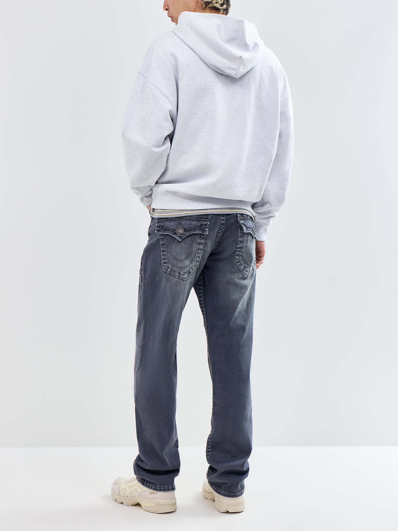 Ricky Straight Leg Jeans Grey