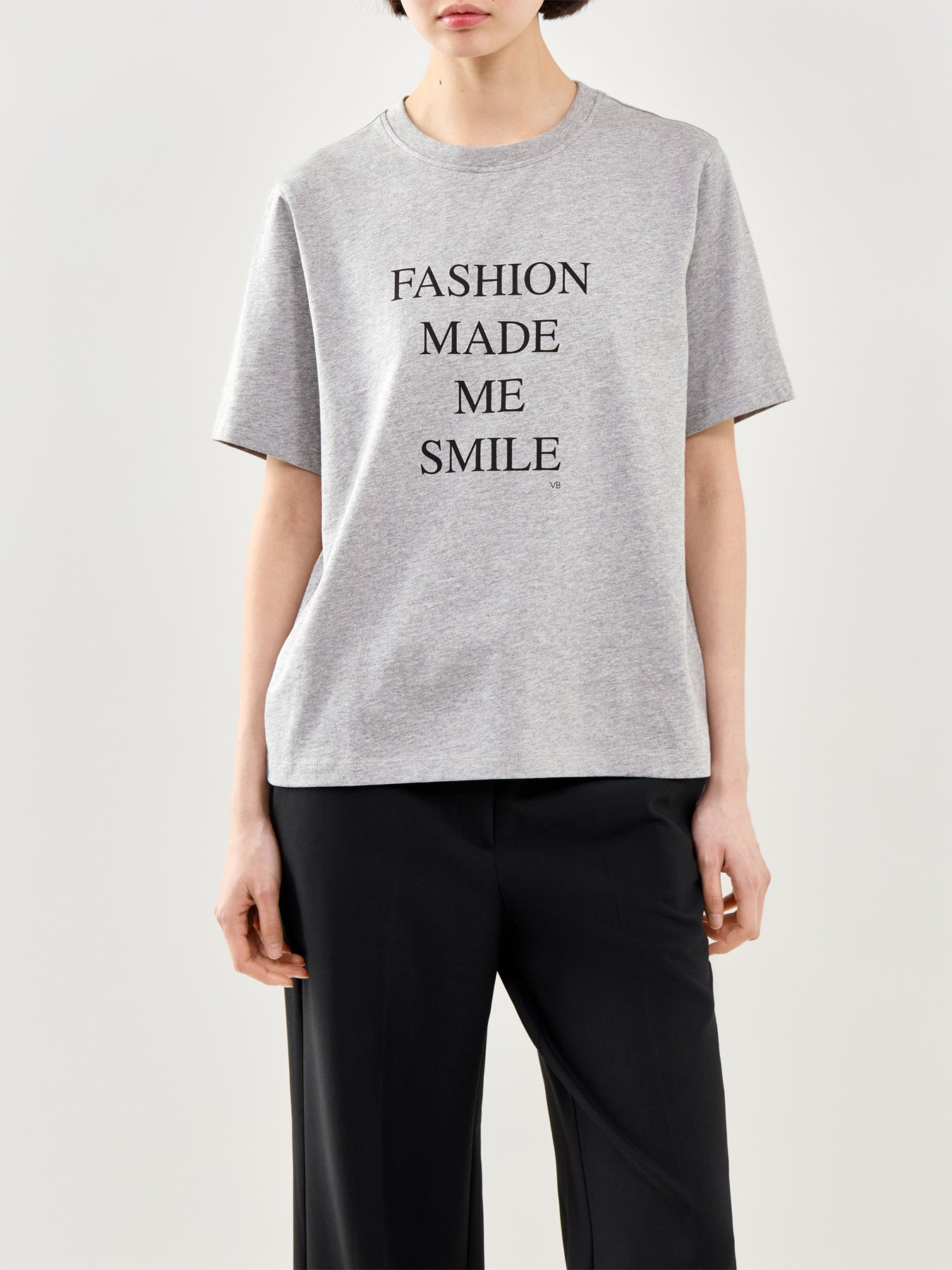 Slogan T-Shirt Grey