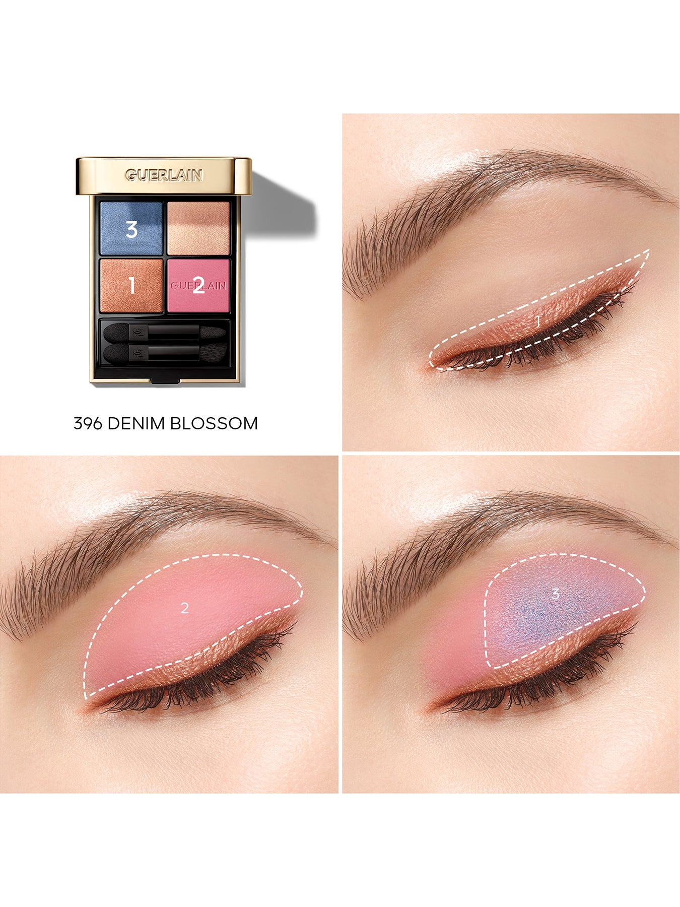 Ombres G Denim Blossom Eyeshadow Quad