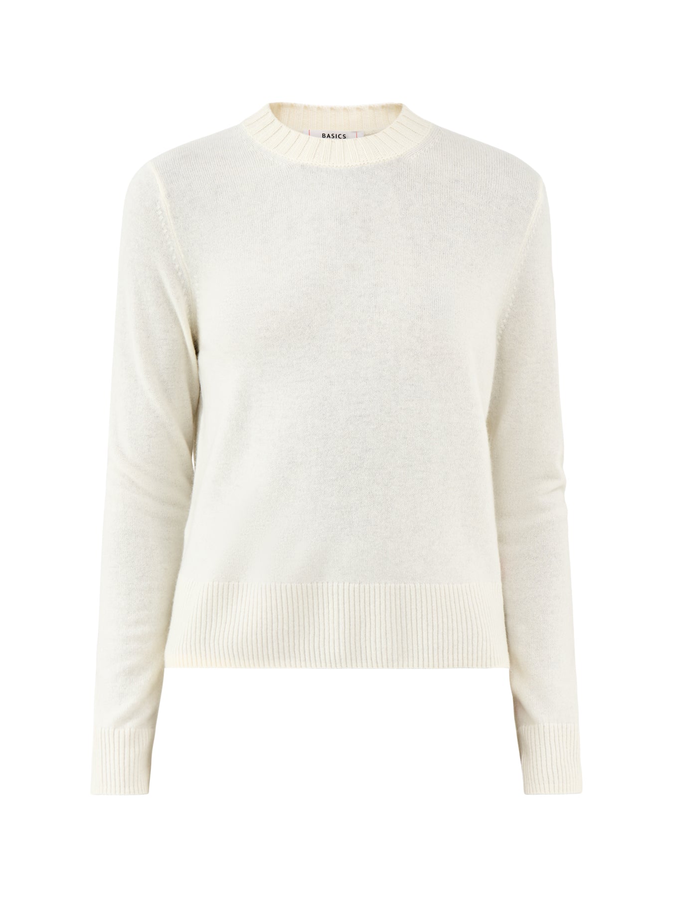 Cropped Sporty Jumper Cream