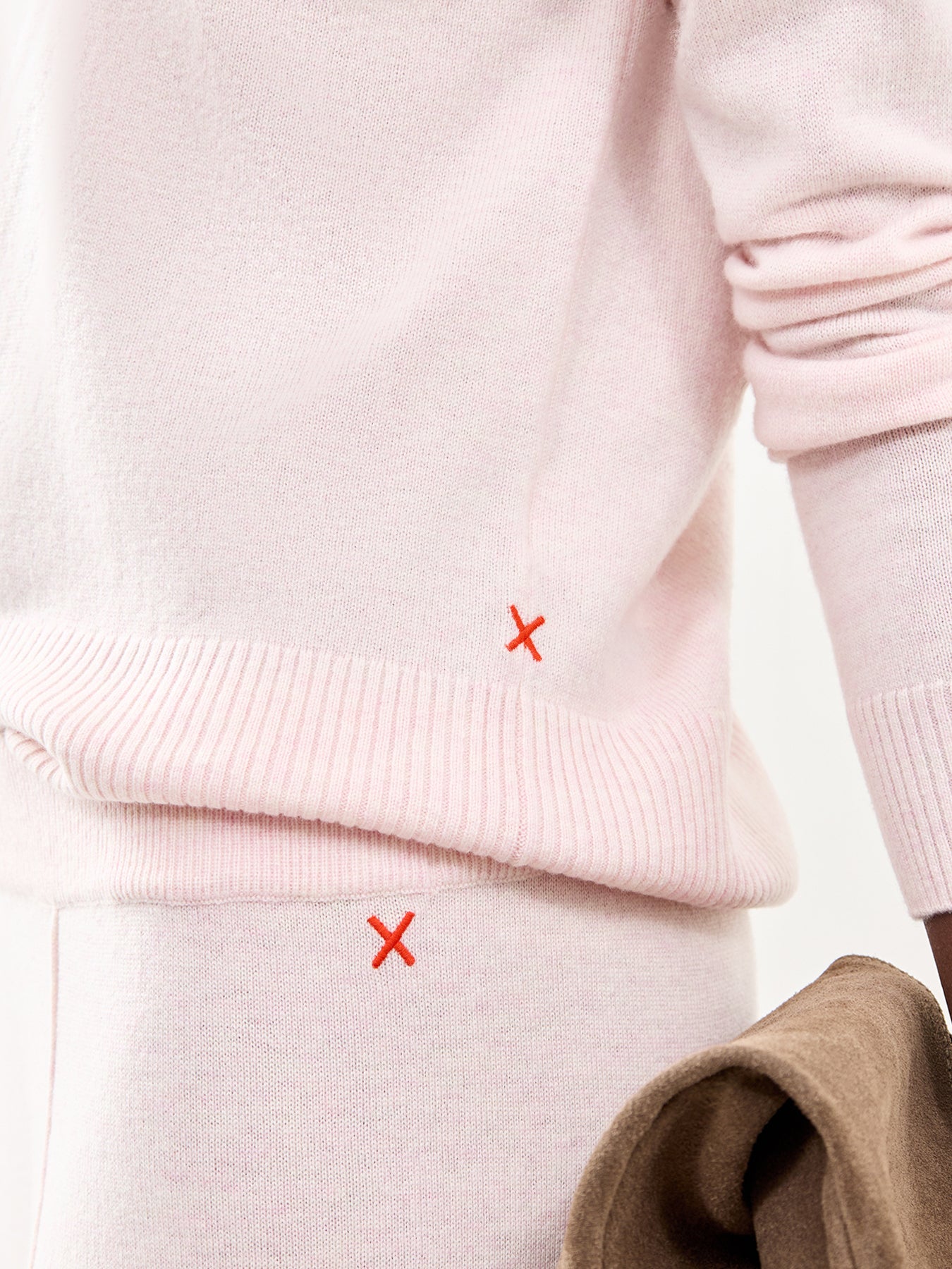 Cropped Sporty Jumper Pink