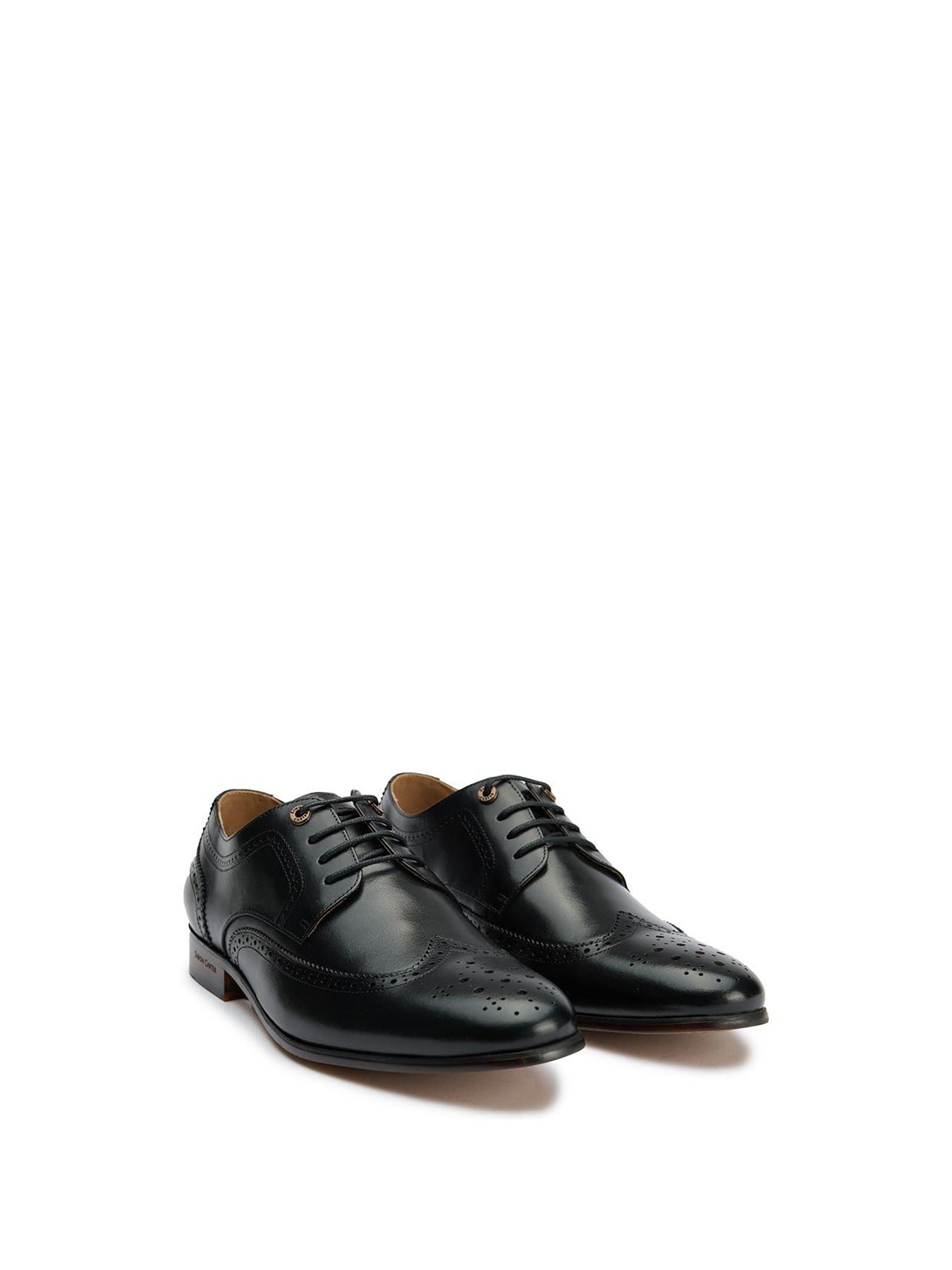 Arne Brogue Shoes Black