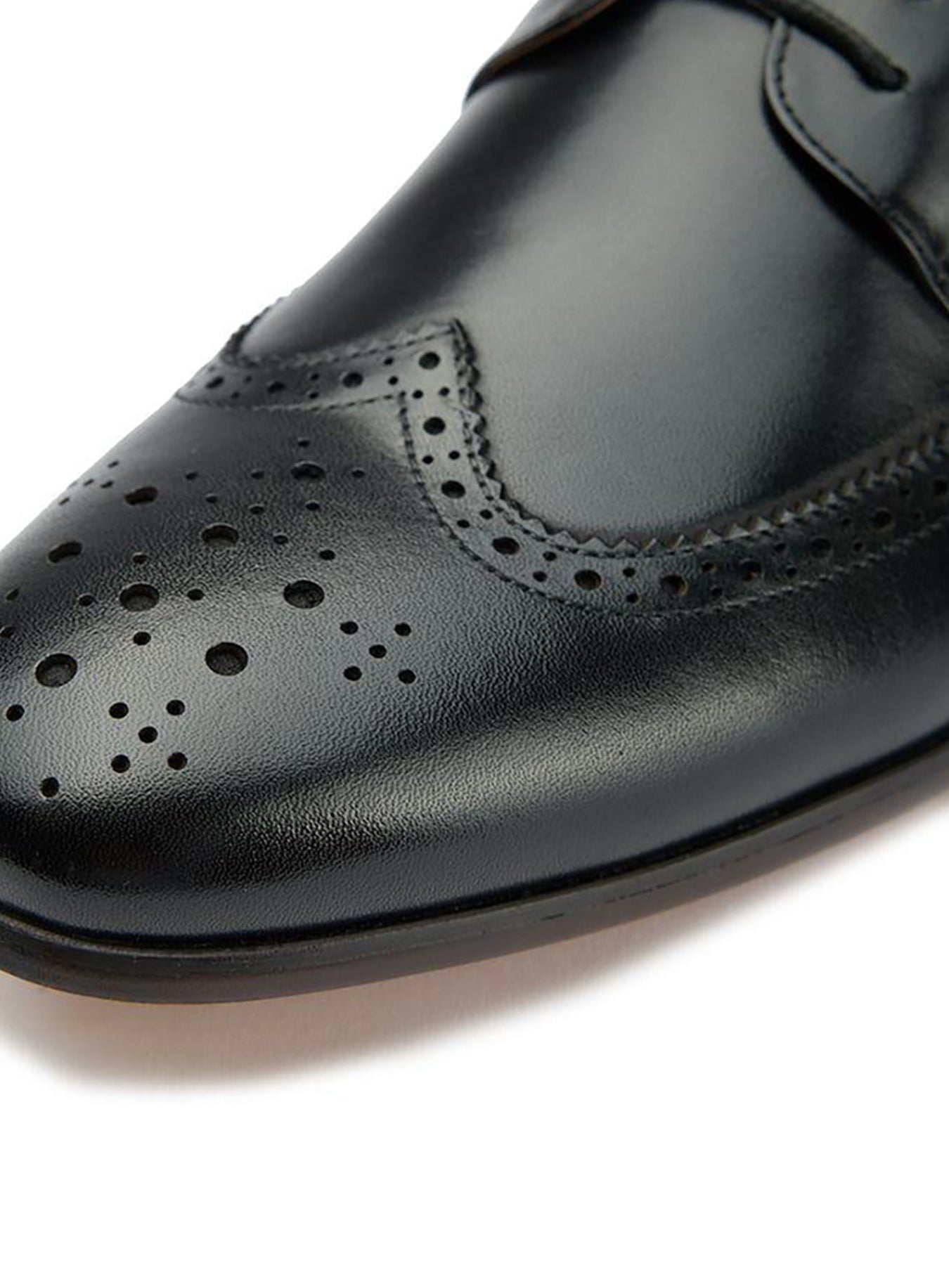 Arne Brogue Shoes Black