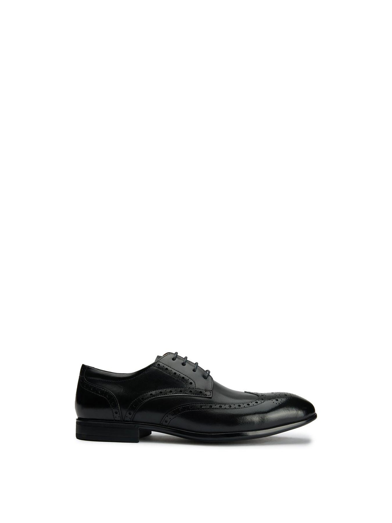 Wide Fit Brogue Shoes Black
