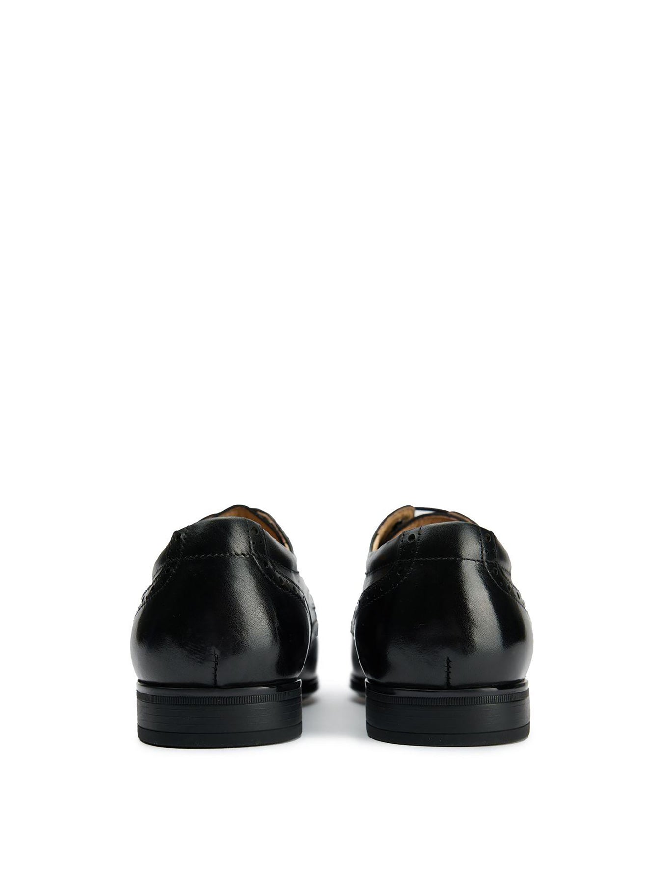 Wide Fit Brogue Shoes Black