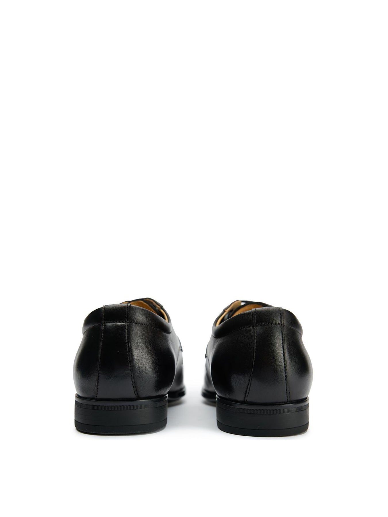 Wide Fit Derby Shoes Black
